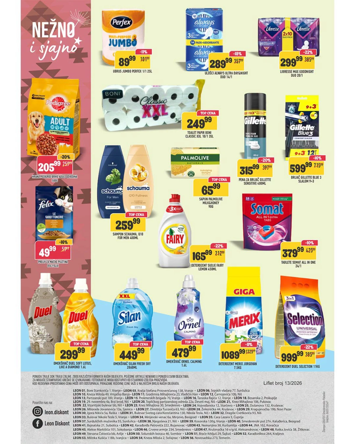 DTL Leon katalog strana 8 – kućna hemija, lična nega, deterdženti, omekšivači i papirni proizvodi