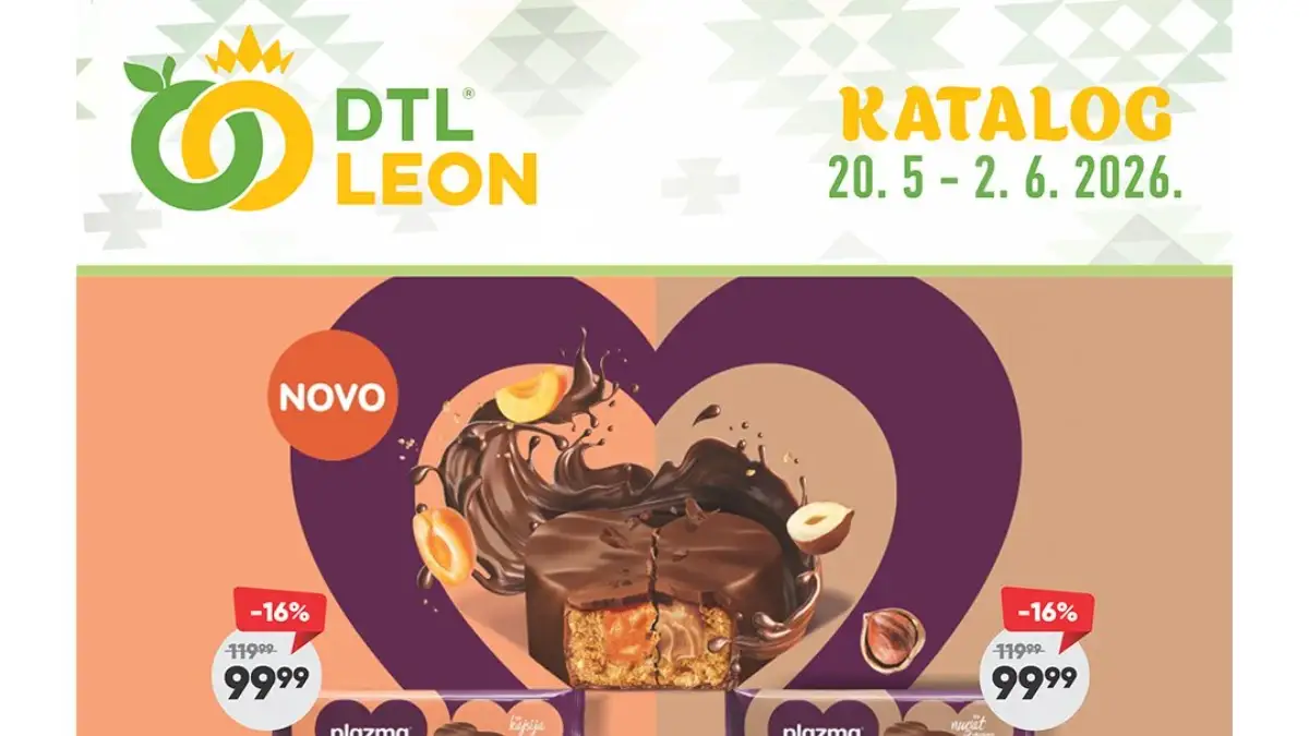 DTL Leon katalog akcija do 02.06.2026 – Plazma, Pepsi, kafa, sladoledi i kućna hemija uz sniženja do 49 posto