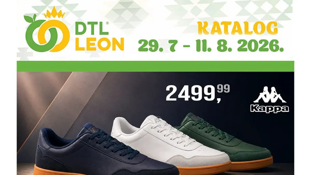 DTL Leon katalog od 29.07. do 11.08.2026. – akcijske cene prehrane, pića, kućne hemije i obuće