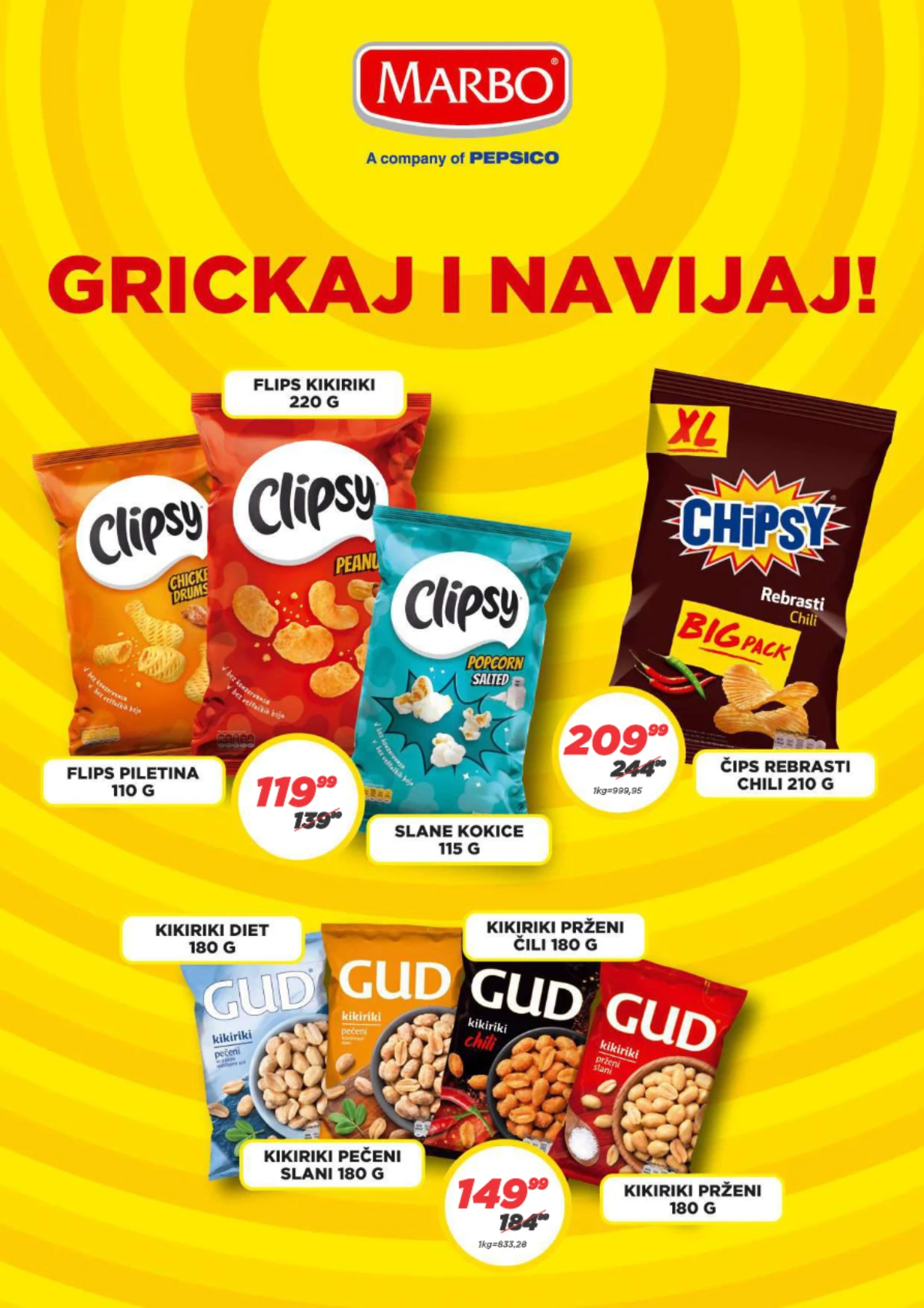 DTL Marmil katalog strana 3 sa Marbo grickalicama i akcijskim cenama