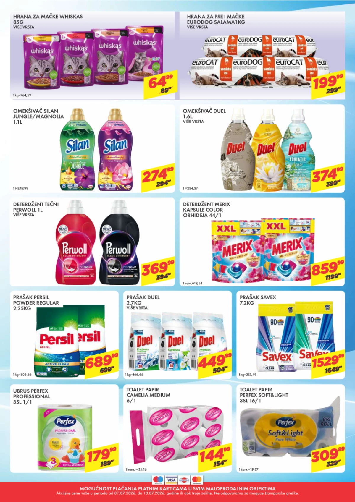 DTL Marmil akcija Persil, Duel, Ornel, Whiskas i Pedigree proizvodi na sniženju