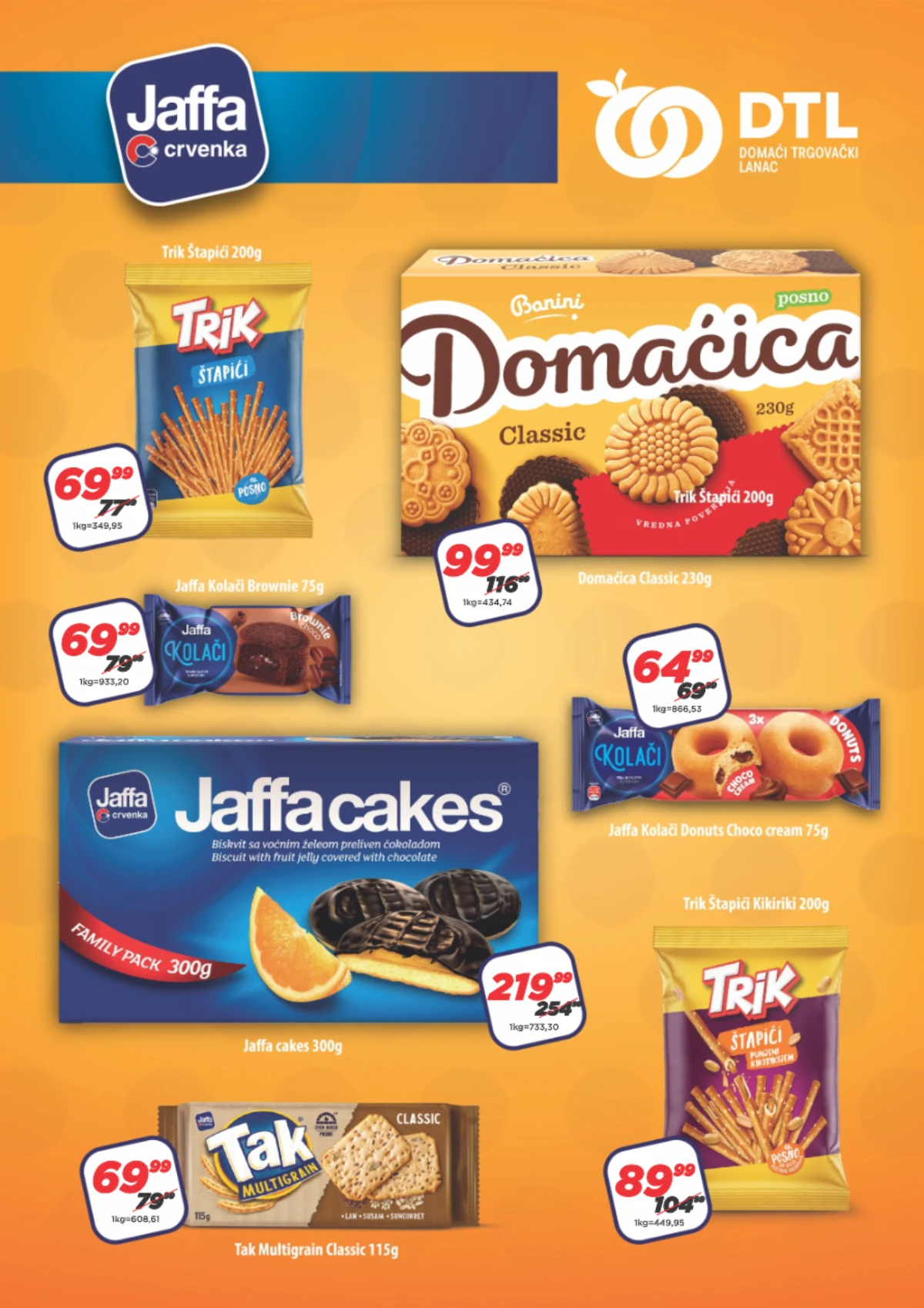 DTL Marmil katalog strana 3 – prehrana, slatkiši, napici i proizvodi za domaćinstvo
