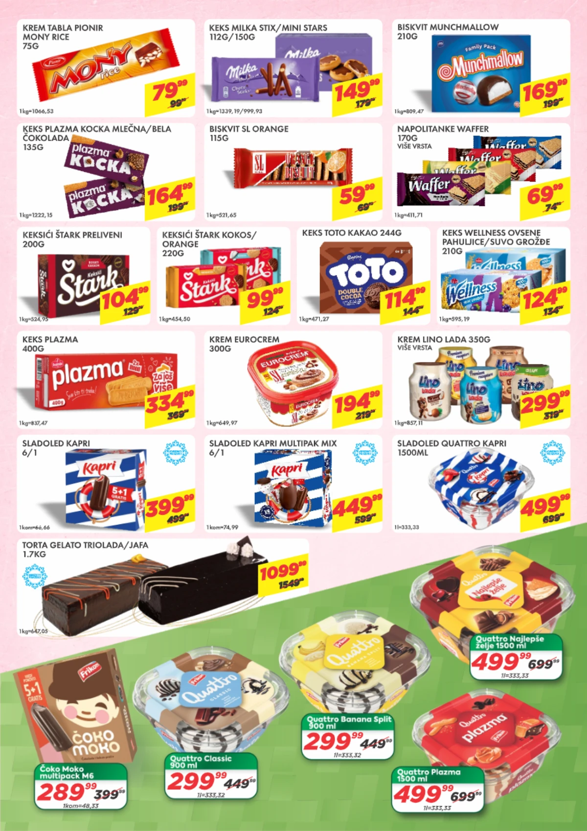 DTL Marmil katalog strana 5 – akcijske cene prehrane, pića i sredstava za održavanje doma