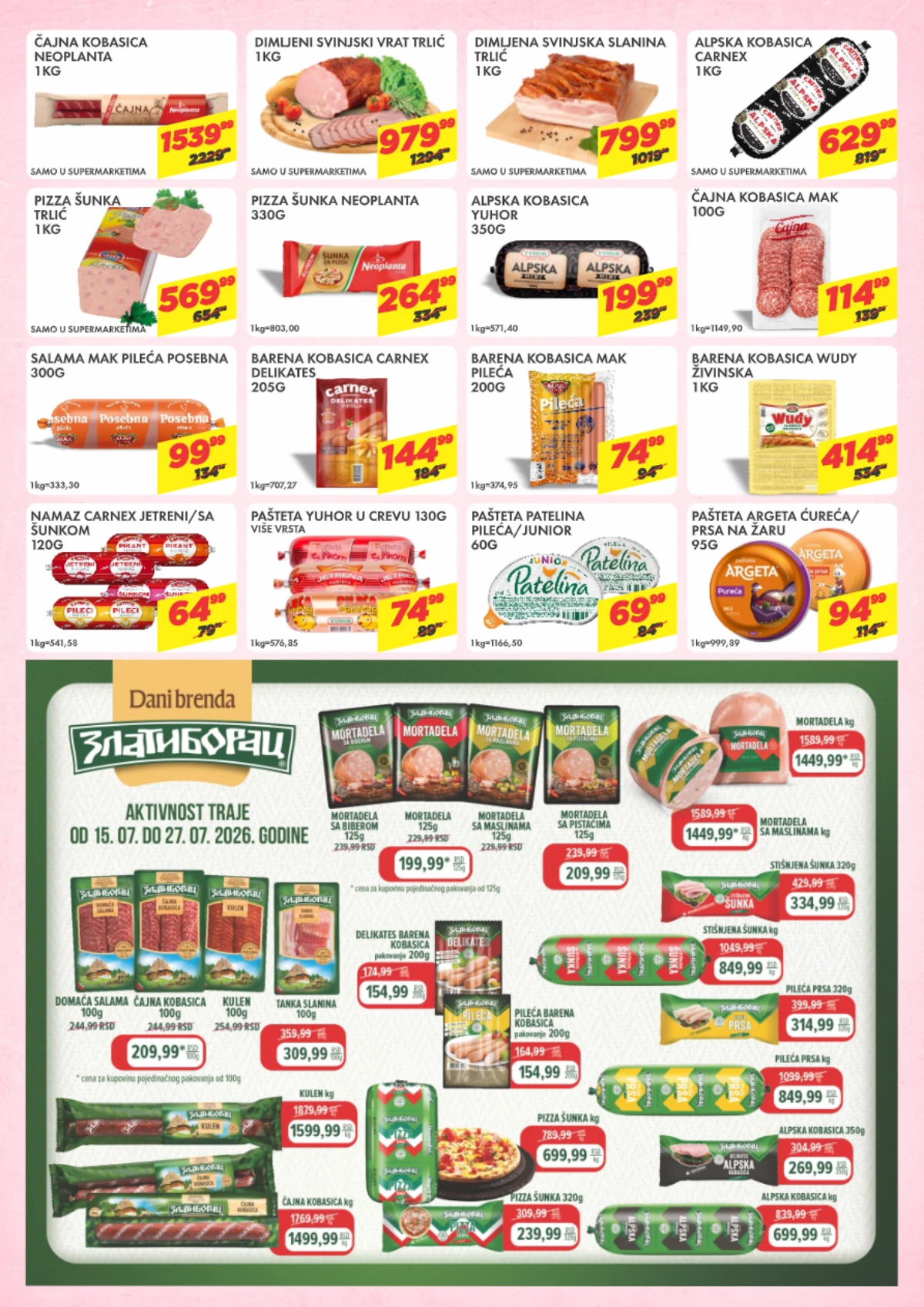 DTL Marmil katalog strana 7 – prehrambeni proizvodi, pića i kućna hemija na akciji