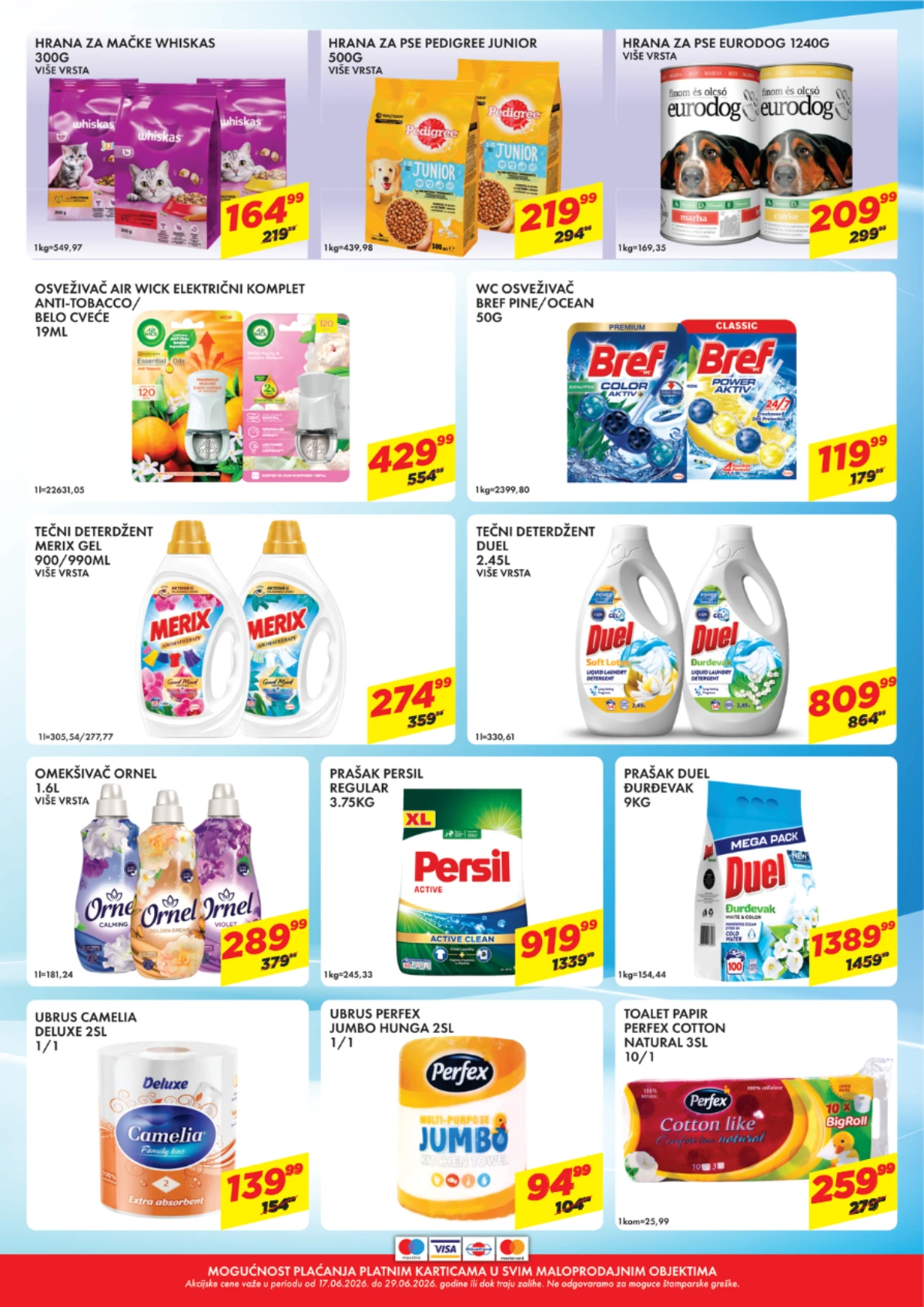 DTL Marmil akcija Persil, Duel, Ornel, Whiskas i Pedigree proizvodi na sniženju