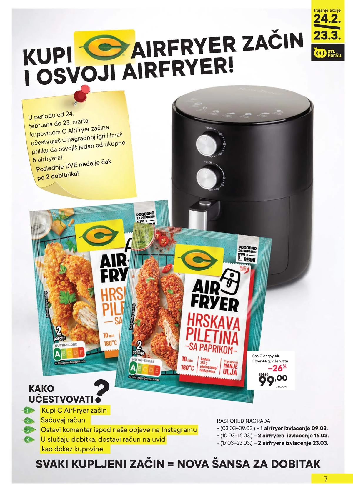 Persu katalog hrane i pića strana 7 – akcija do 23. marta 2026 Persu katalog strana 7 prehrana sniženja Srbija