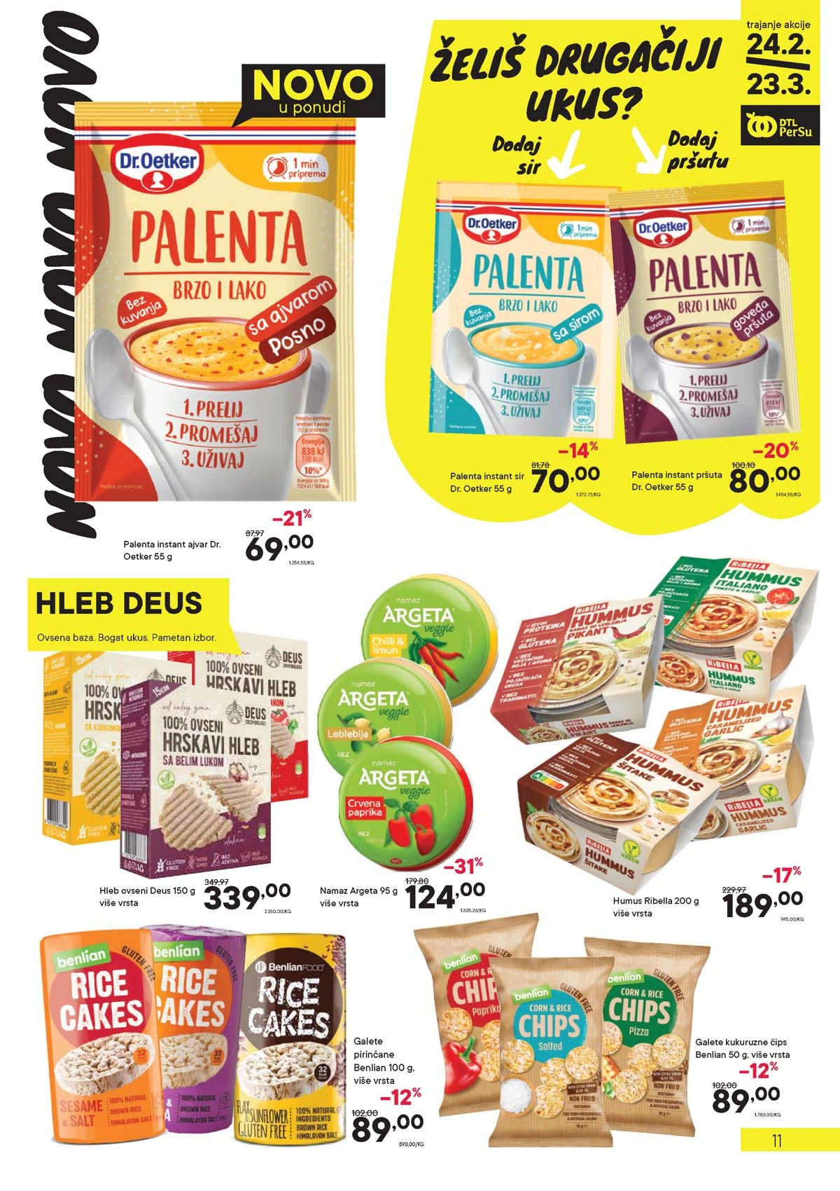 Persu katalog hrane i pića strana 11 – akcija do 23. marta 2026 Persu katalog strana 11 hrana i piće sniženja Srbija