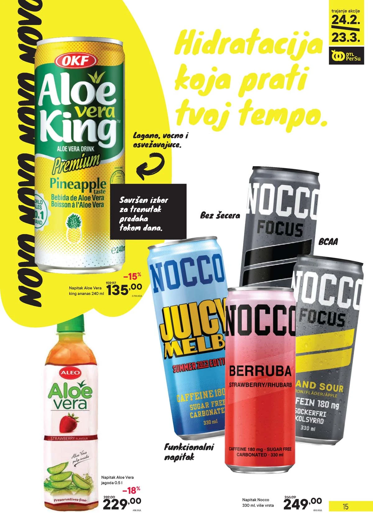 Persu katalog hrane i pića strana 15 – akcija do 23. marta 2026 Persu katalog strana 15 prehrana sniženja Srbija