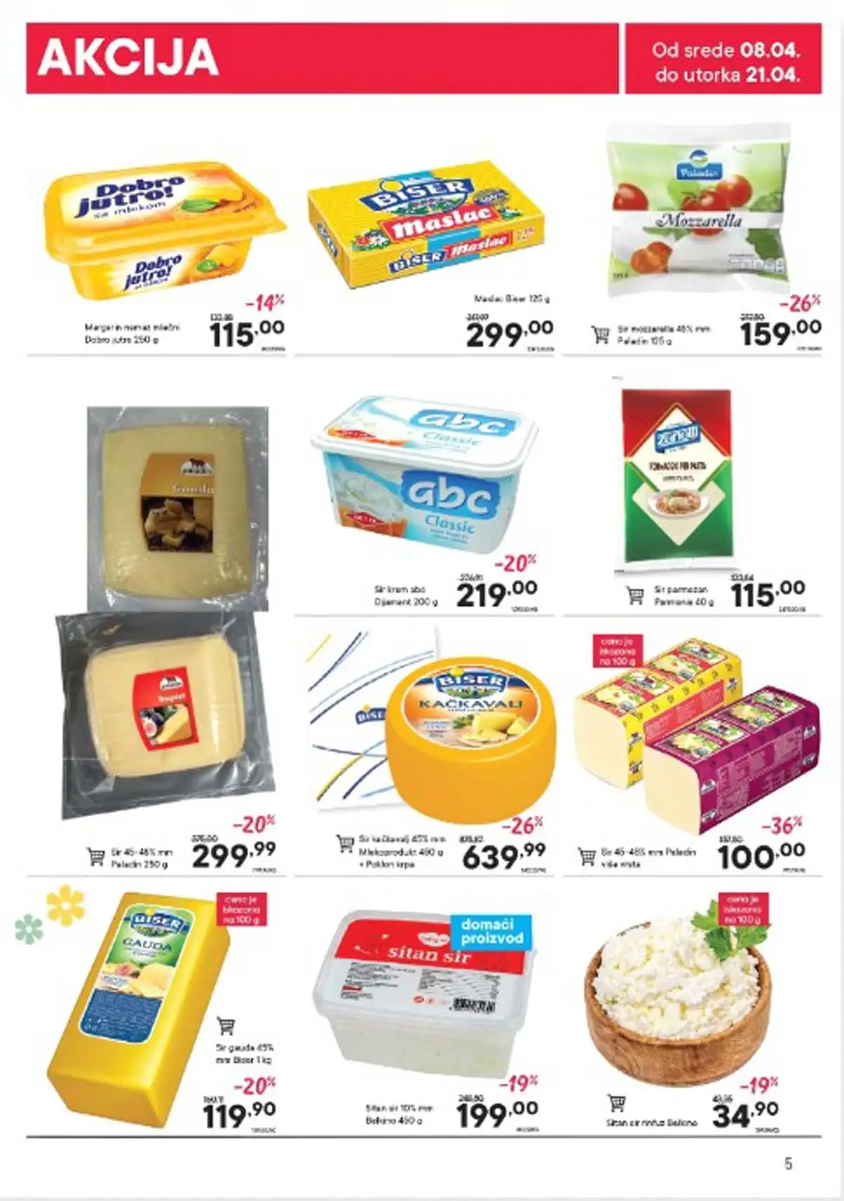 Persu akcija strana 5 kataloga do 21. aprila 2026. niske cene proizvoda Srbija