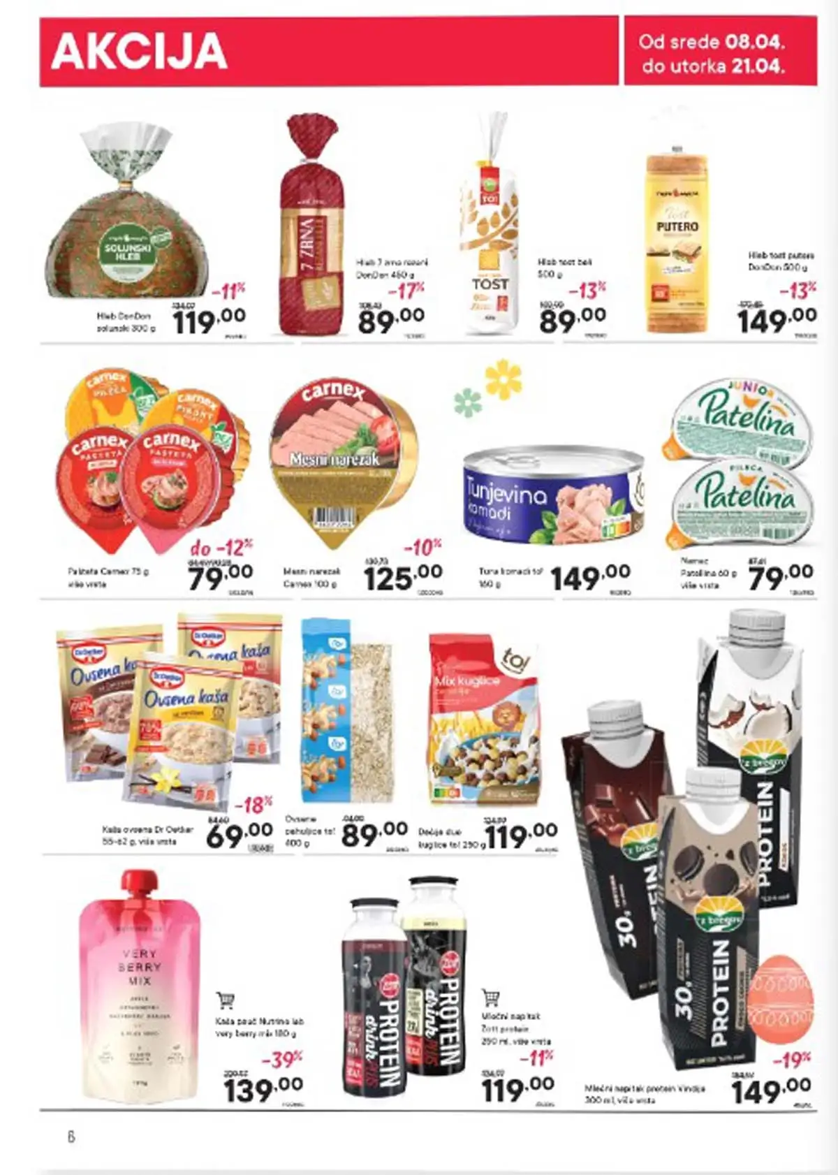 Persu akcija strana 6 kataloga do 21. aprila 2026. snižene cene proizvoda Srbija