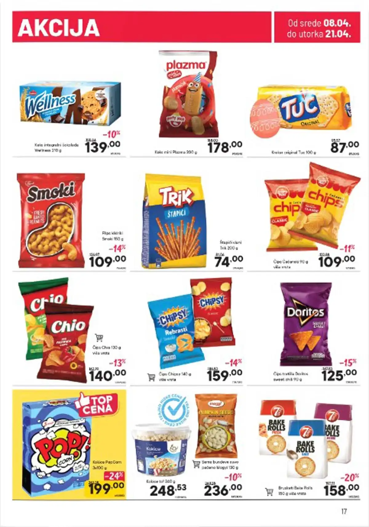 Persu akcija strana 17 kataloga do 21. aprila 2026. promotivne cene Srbija