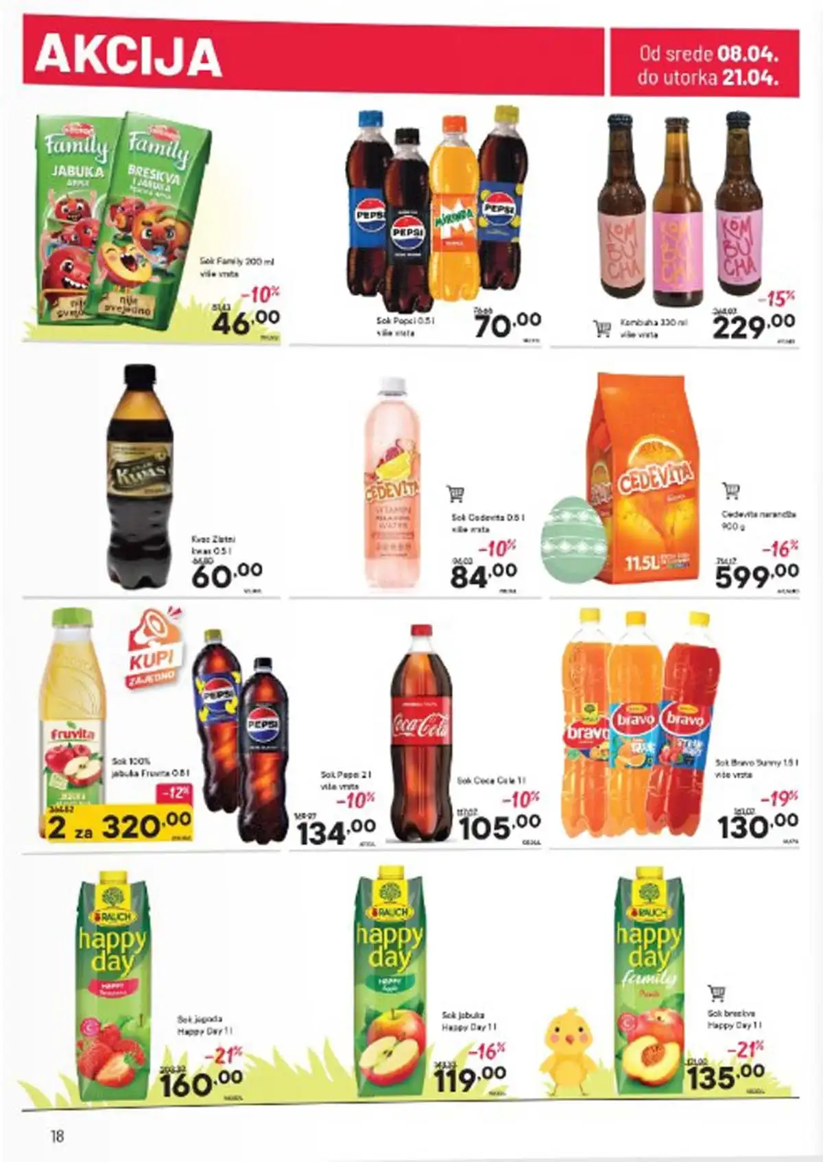 Persu akcijski katalog strana 18 do 21. aprila 2026. popusti Srbija