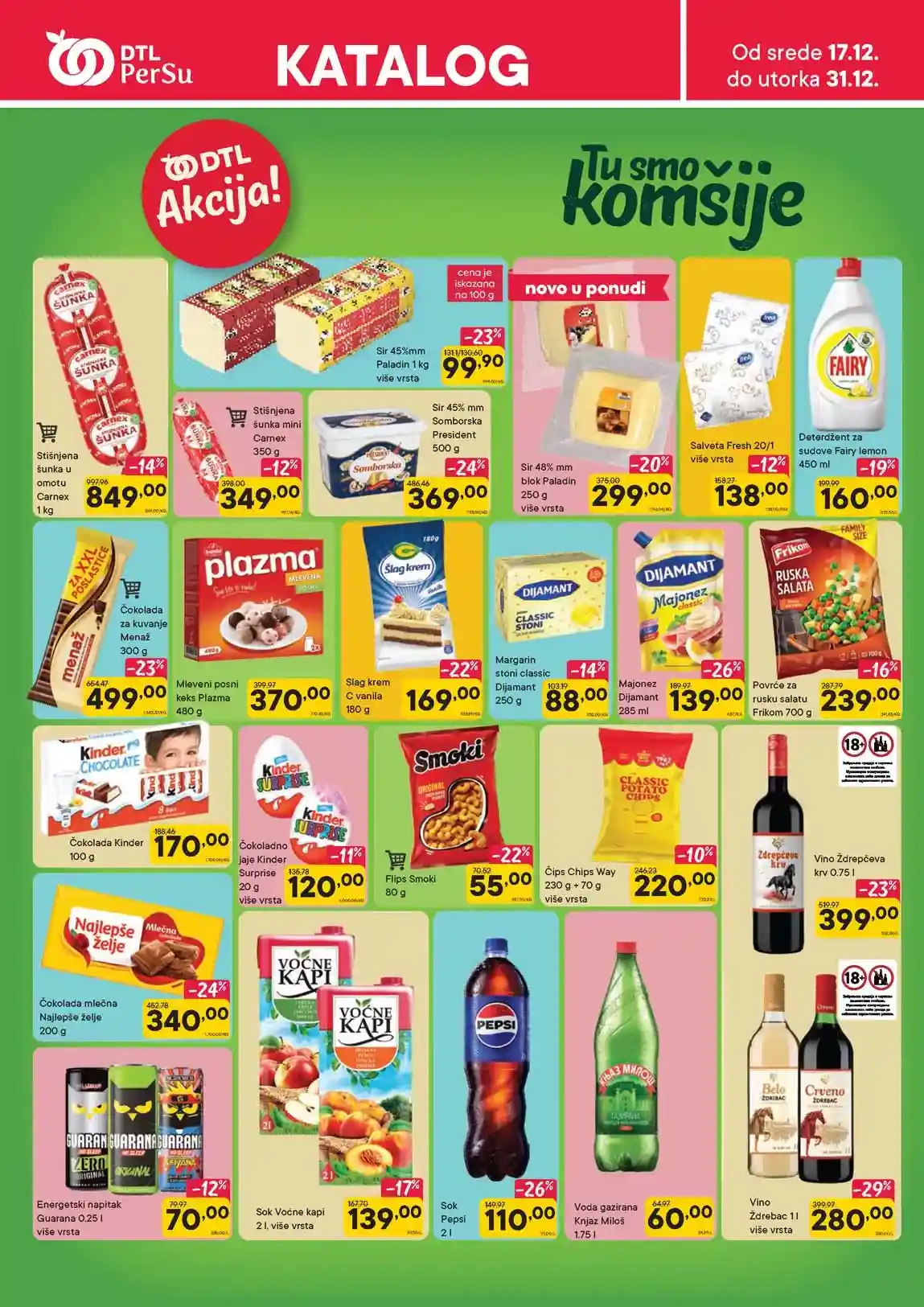 Persu akcija katalog sniženja