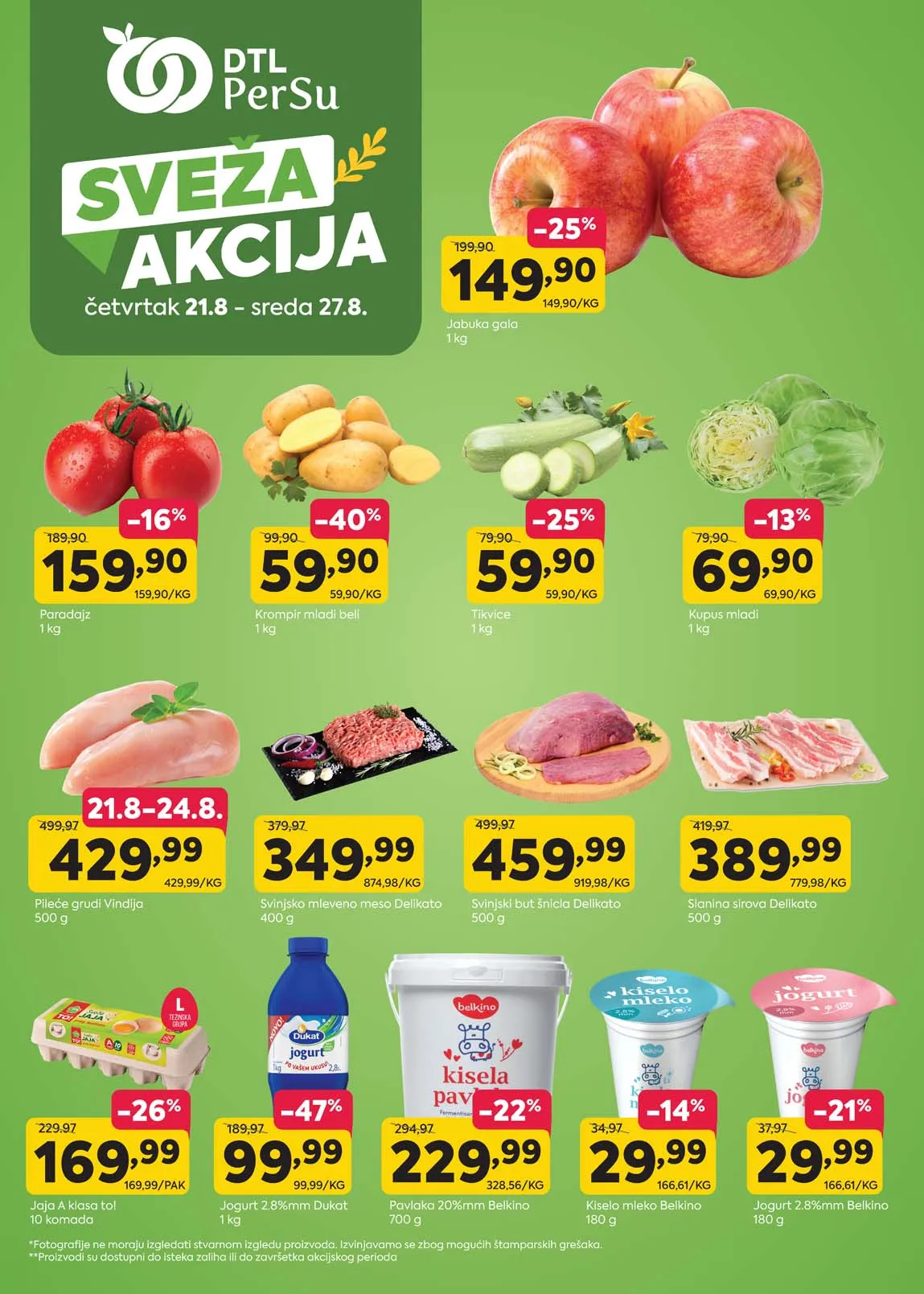 Persu marketi – Sveža akcija | Sniženja do 27.08.2025.