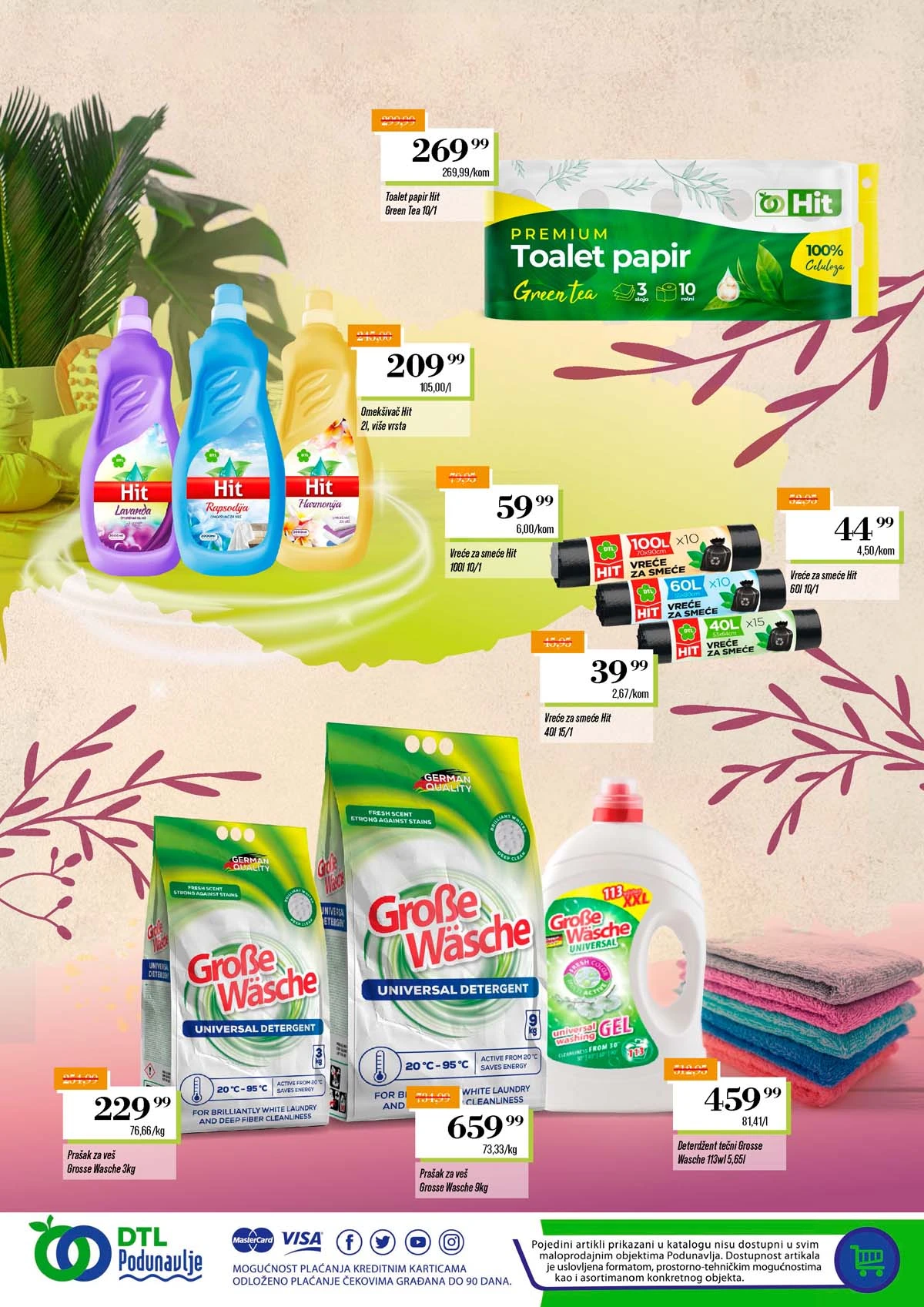 Podunavlje katalog – velika akcija čišćenja sa popustima na higijenu i prehranu do 08. aprila 2026