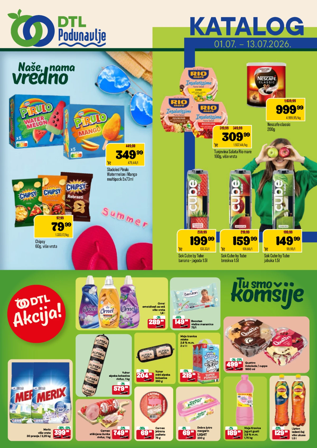 DTL Podunavlje katalog do 35% popusta – nova akcija važi od 01.07. do 13.07.2026.