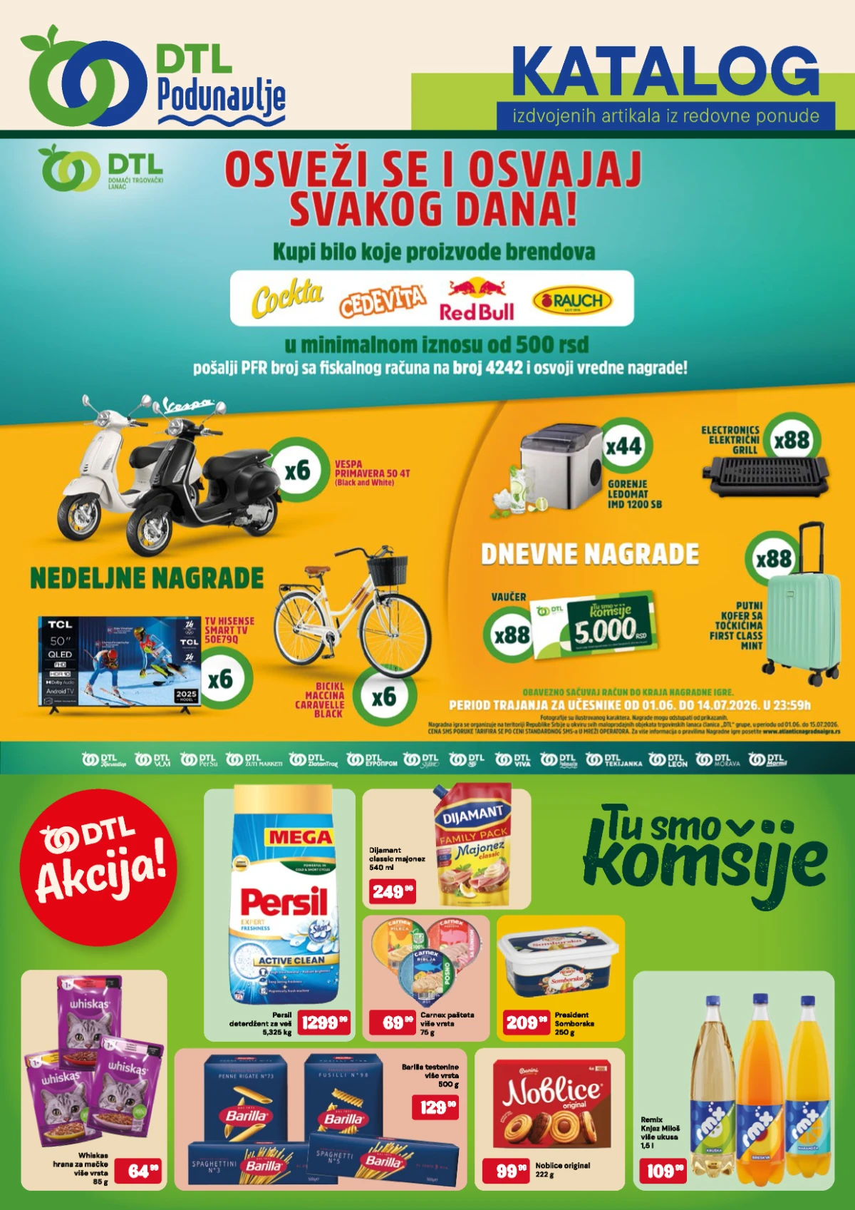 DTL Podunavlje akcija do 50% popusta do 29.06.2026
