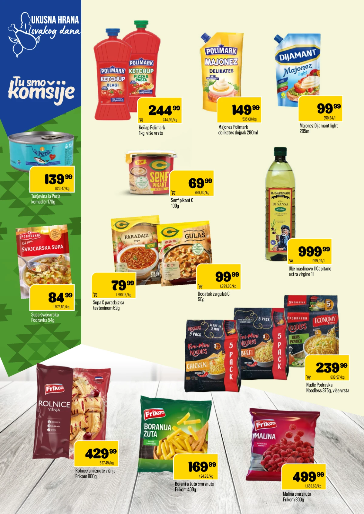 DTL Podunavlje katalog do 29.06.2026 – prehrambeni proizvodi i zamrznuti program
