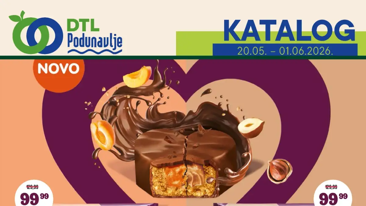 DTL Podunavlje katalog akcija do 01.06.2026 – sniženja na prehranu, piće i kućne potrepštine