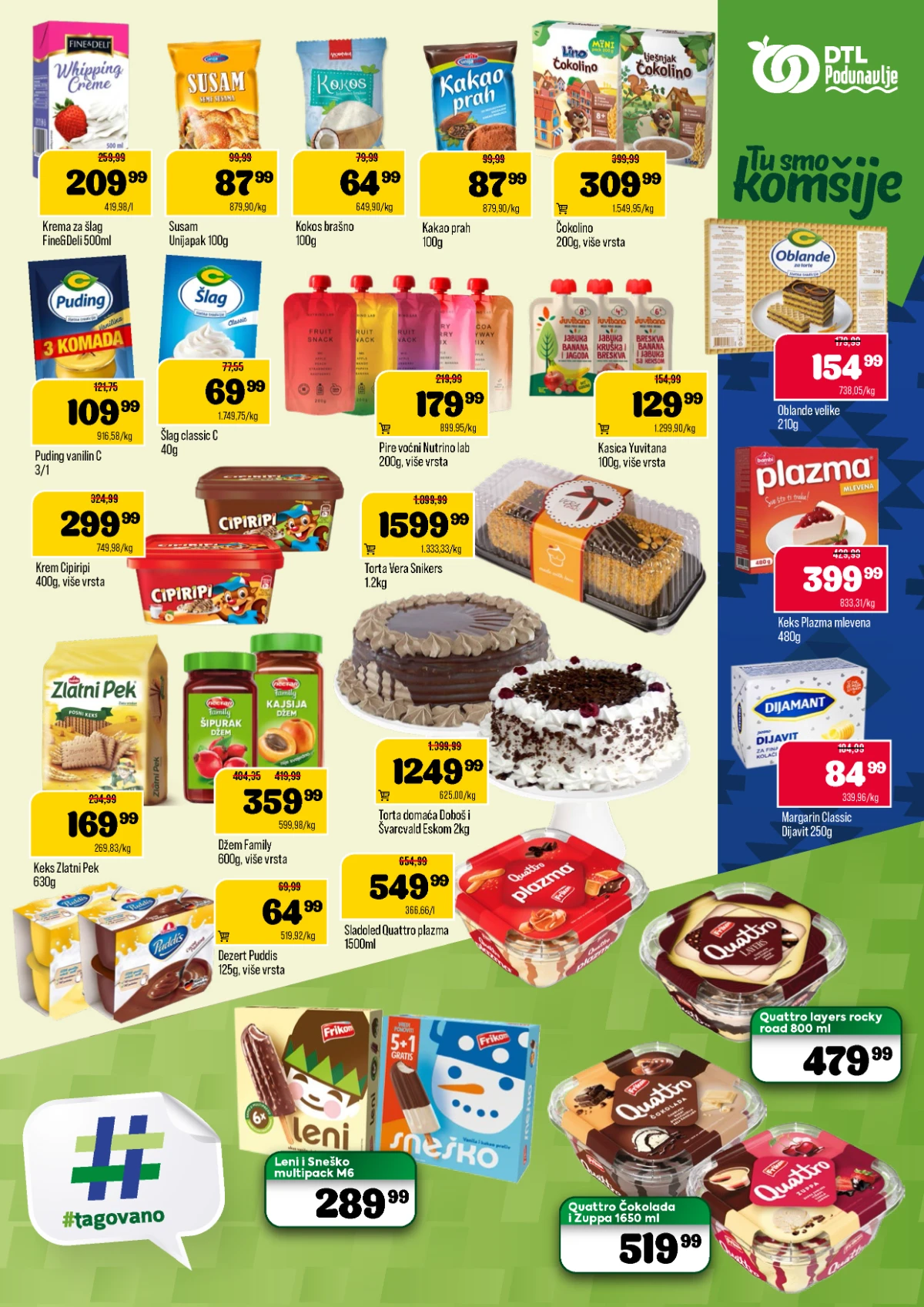 DTL Podunavlje katalog do 40% – akcija na piće i kućnu hemiju DTL Podunavlje akcija do 01.06.2026 – piće, hemija i prehrana na sniženju