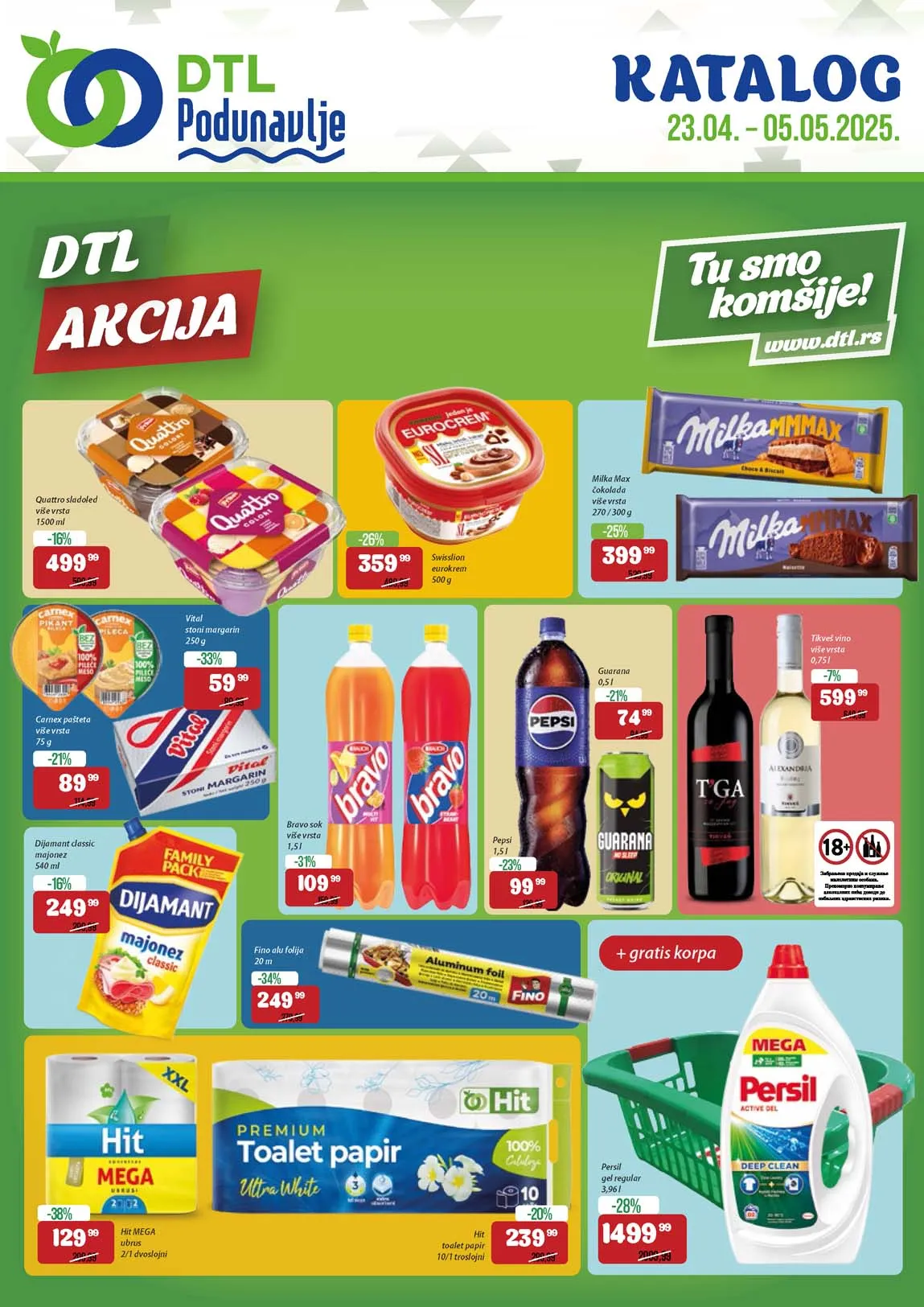 PODUNAVLJE SNIZENJA KATALOG AKCIJA