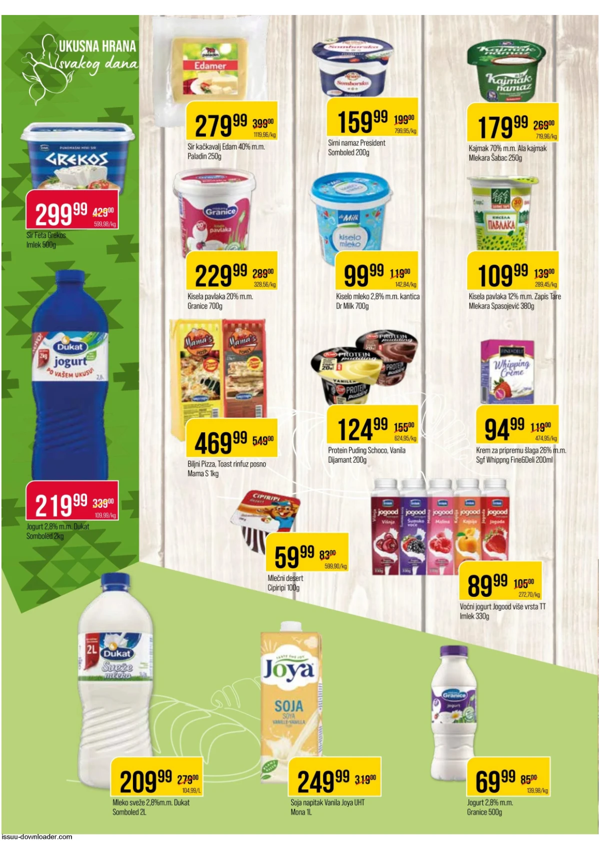 DTL Proleter katalog do 13.07.2026 – mleko, jogurt, sirevi i pavlake na akciji