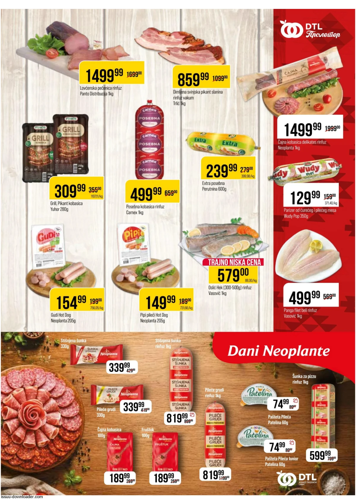 DTL Proleter katalog – kobasice, pečenice i delikates proizvodi na sniženju