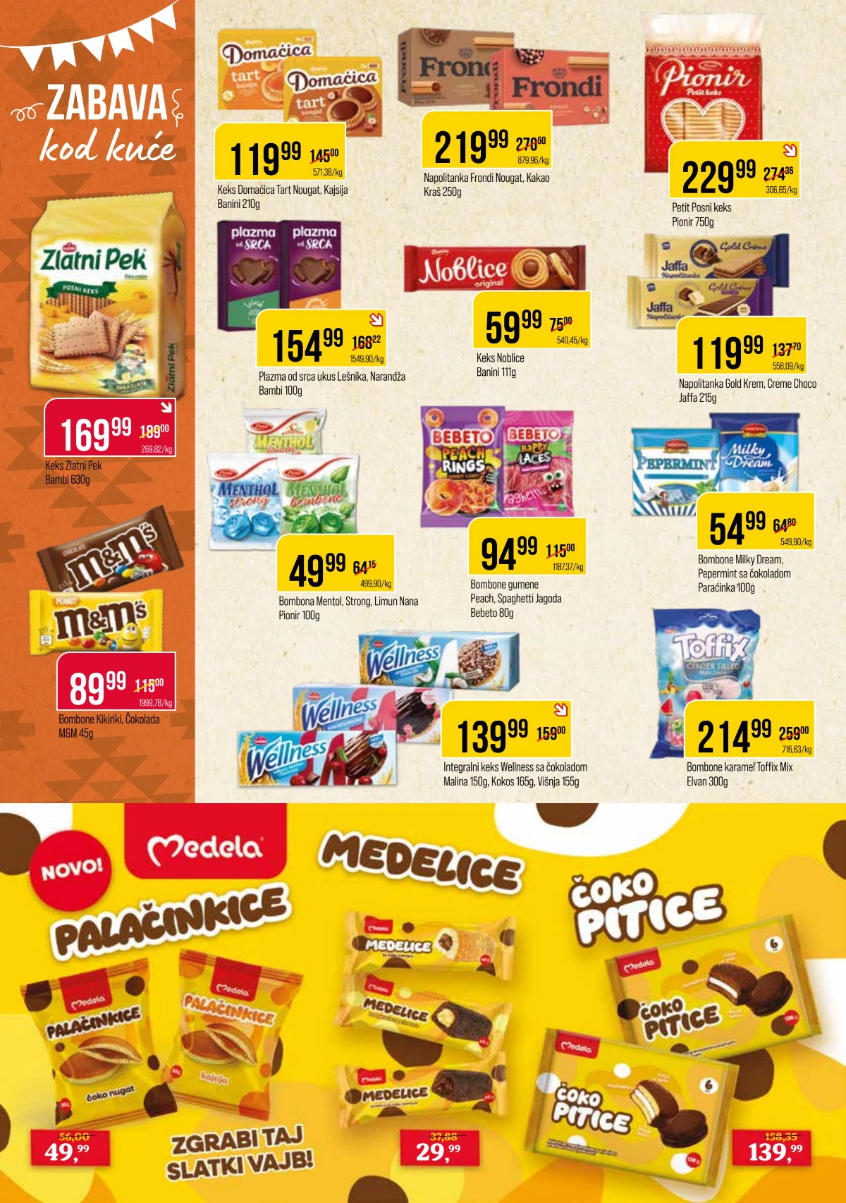 DTL Proleter katalog slatkiša – Plazma, Milka i Haribo proizvodi na sniženju