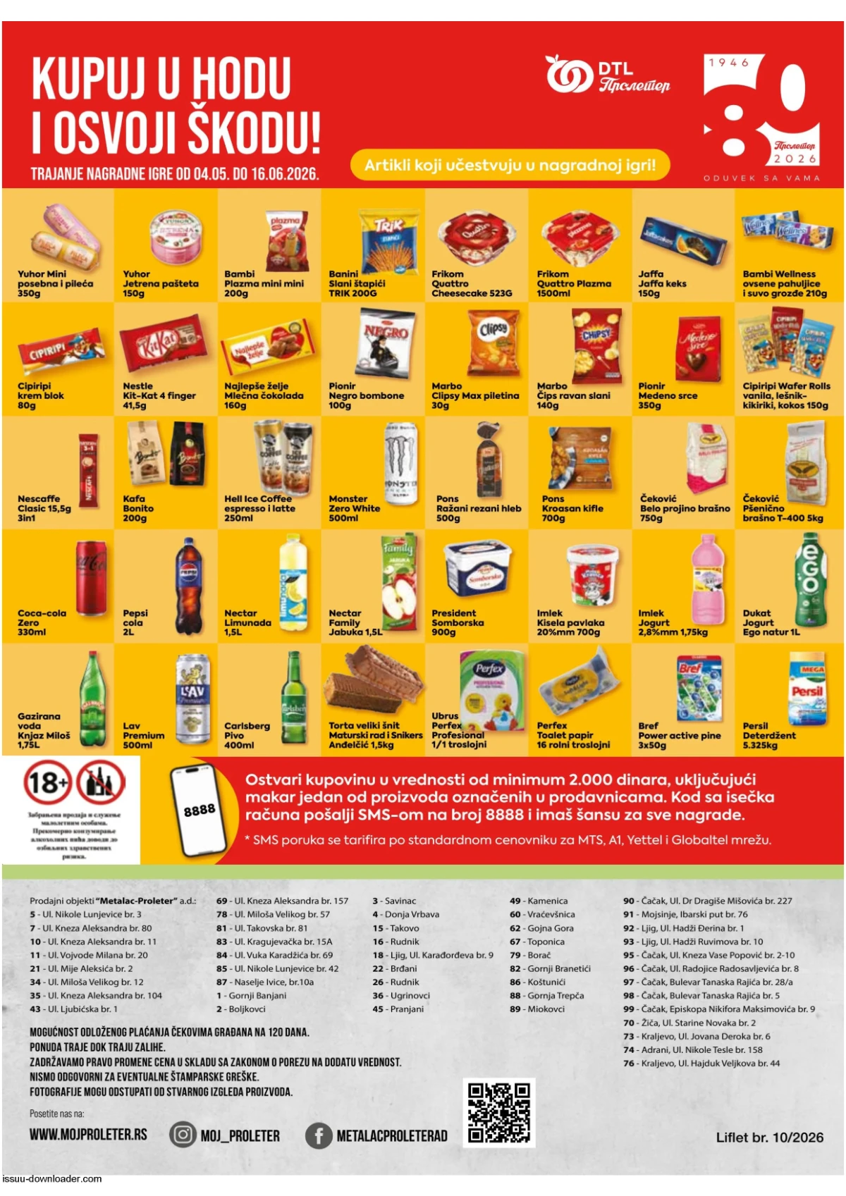 katalog proleter snizenja