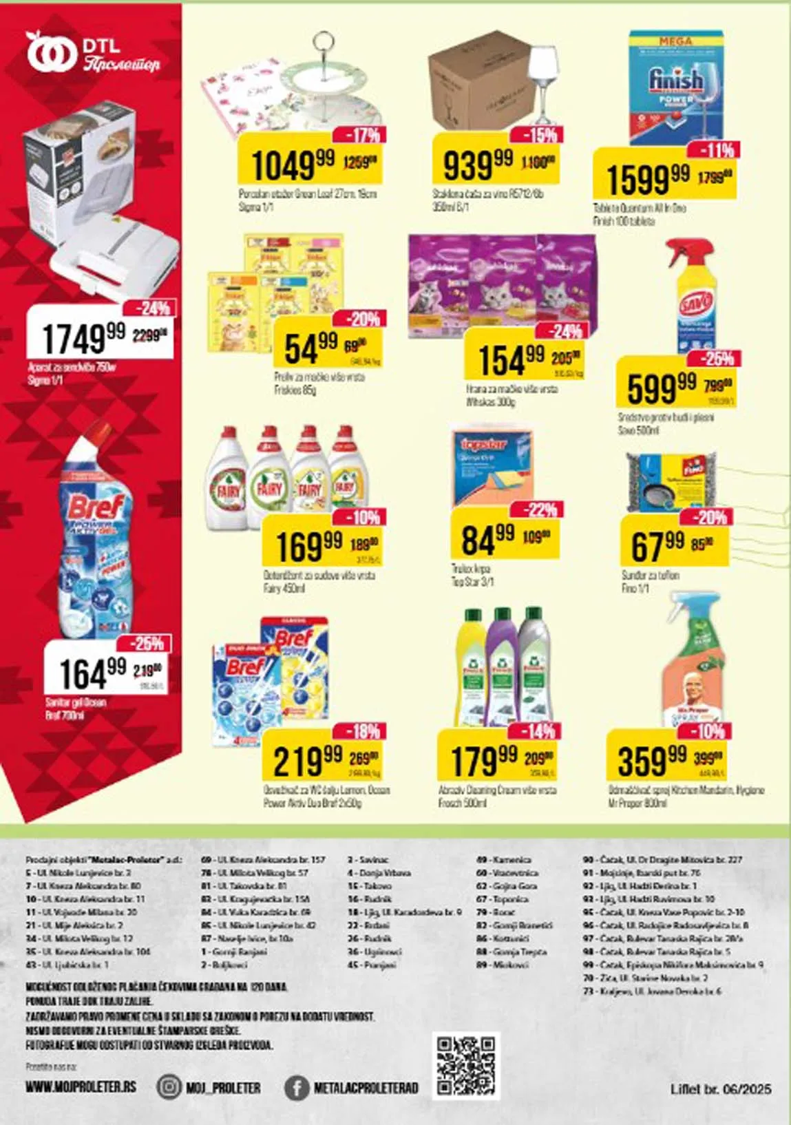 katalog proleter snizenja