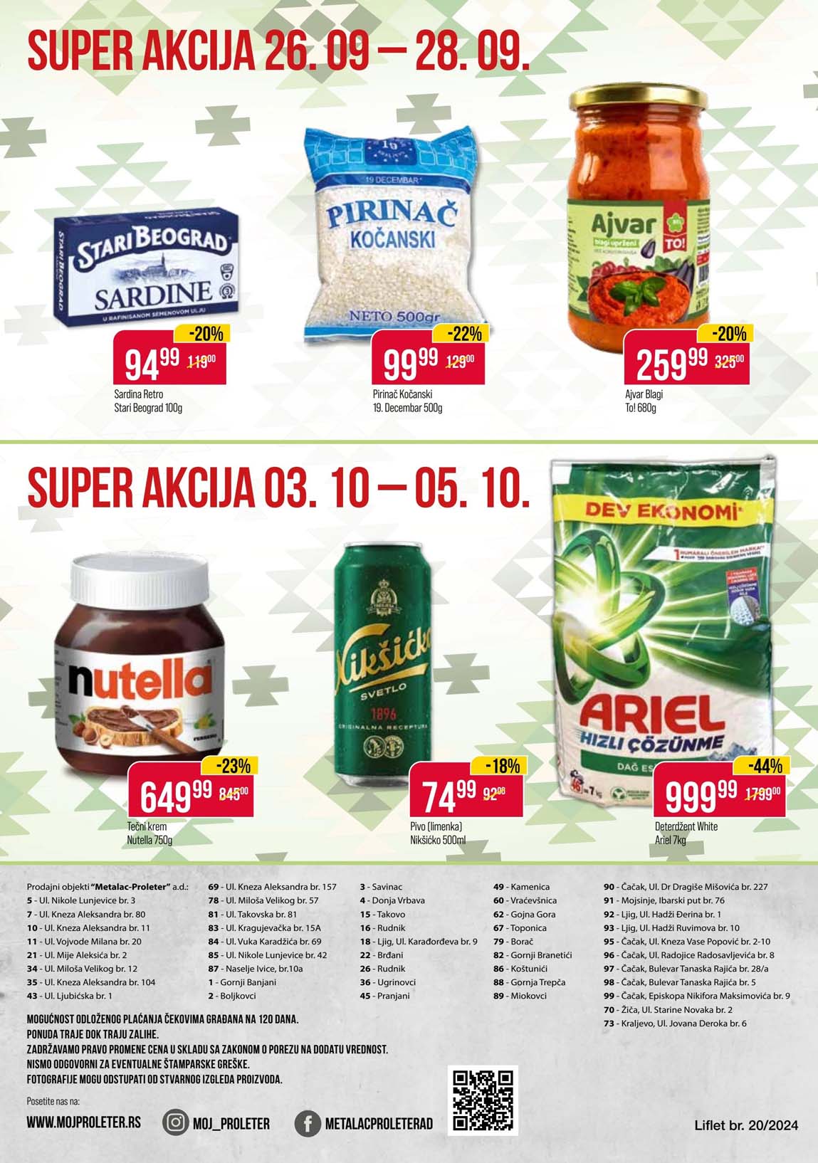 METALAC MARKET KATALOG AKCIJA