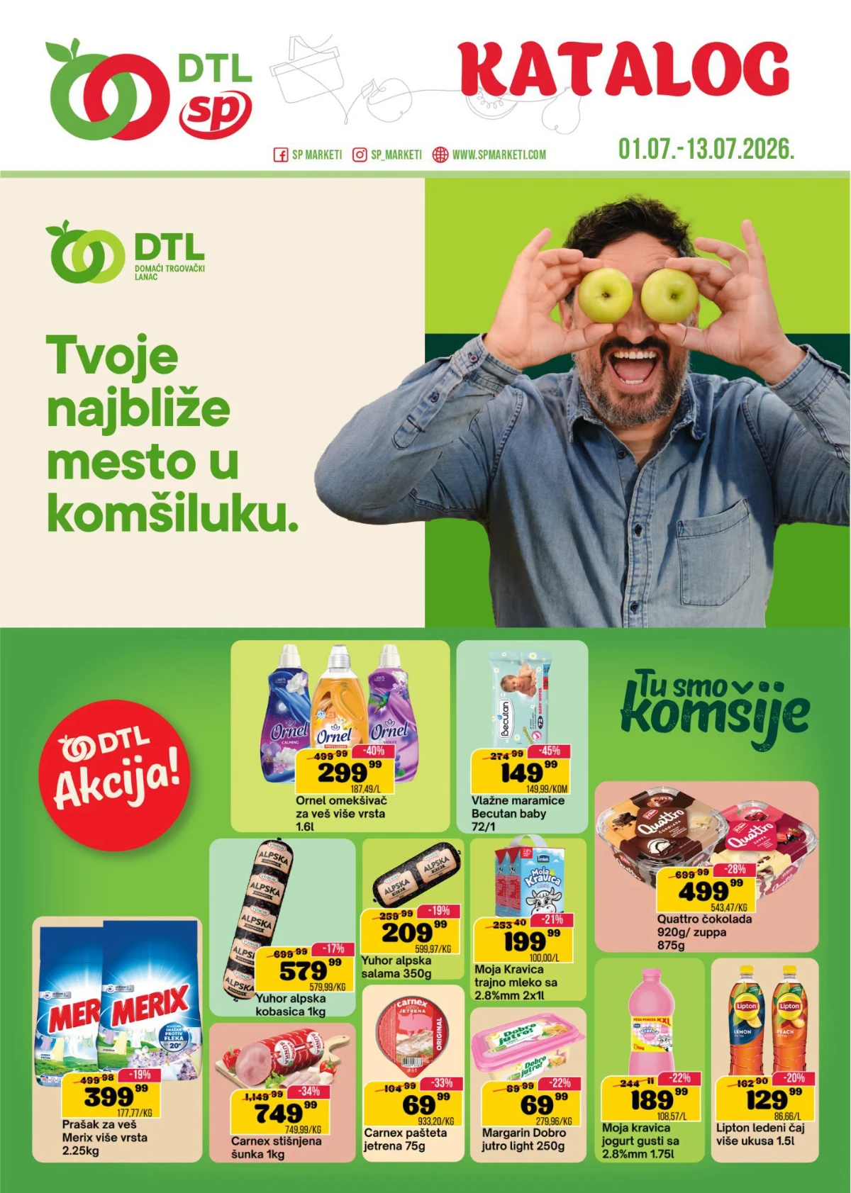 SP Market katalog od 01. do 13.07.2026 sa popustima do 60%