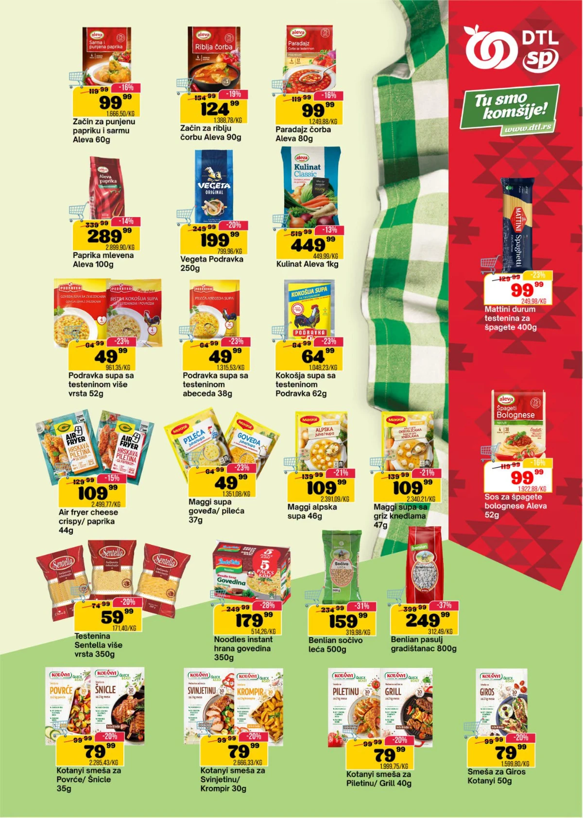 DTL SP Marketi katalog do 13.07.2026 sa novim akcijama i popustima