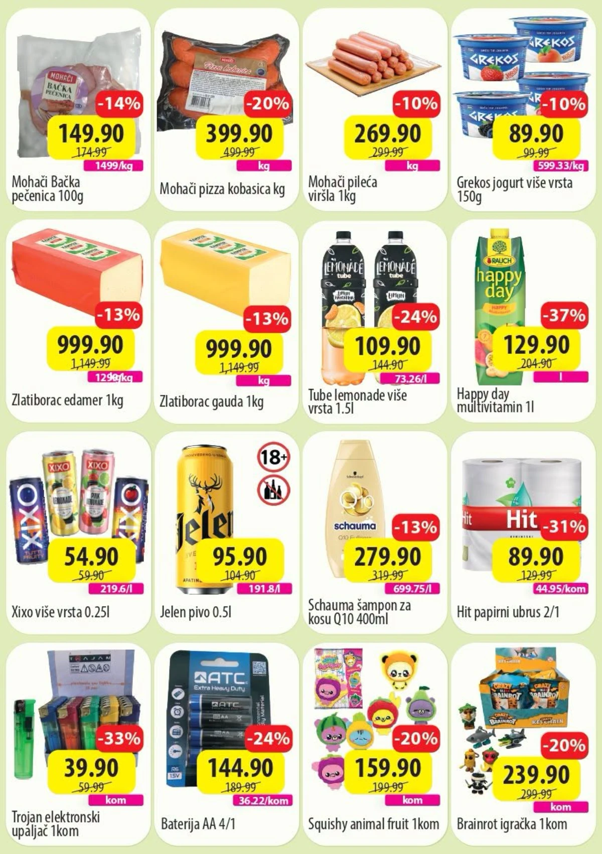 DTL SP Marketi akcija do 23.08.2026. – sokovi, suhomesnati proizvodi, sirevi, higijena i proizvodi za domaćinstvo