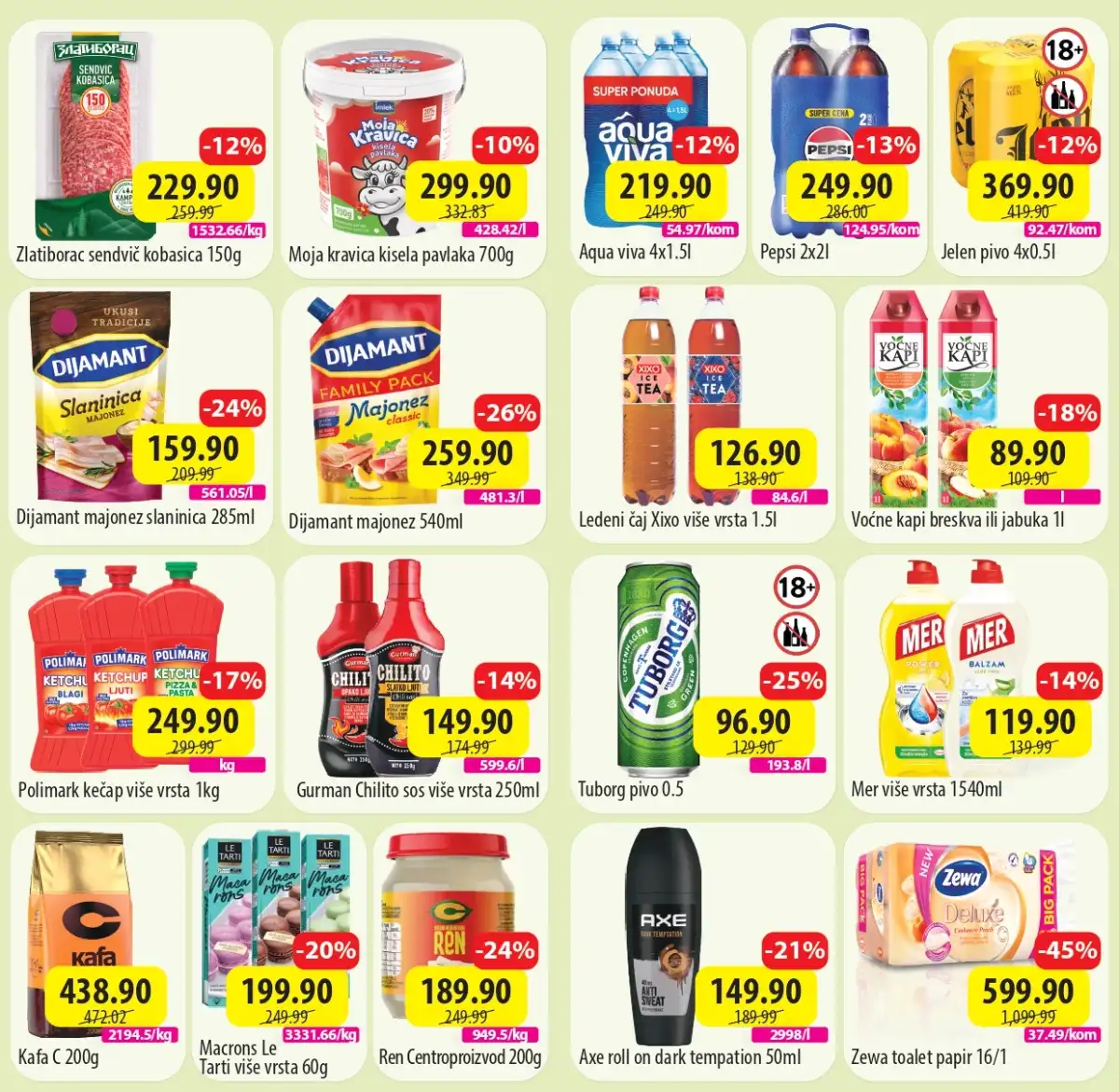 DTL SP marketi TOP 7 sniženja druga strana roštilj piće kućni proizvodi