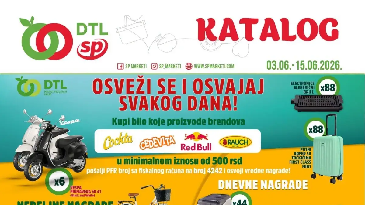 SP Marketi akcija do 15.06.2026 – Persil, Plazma, Barilla, Carnex i drugi proizvodi na sniženju