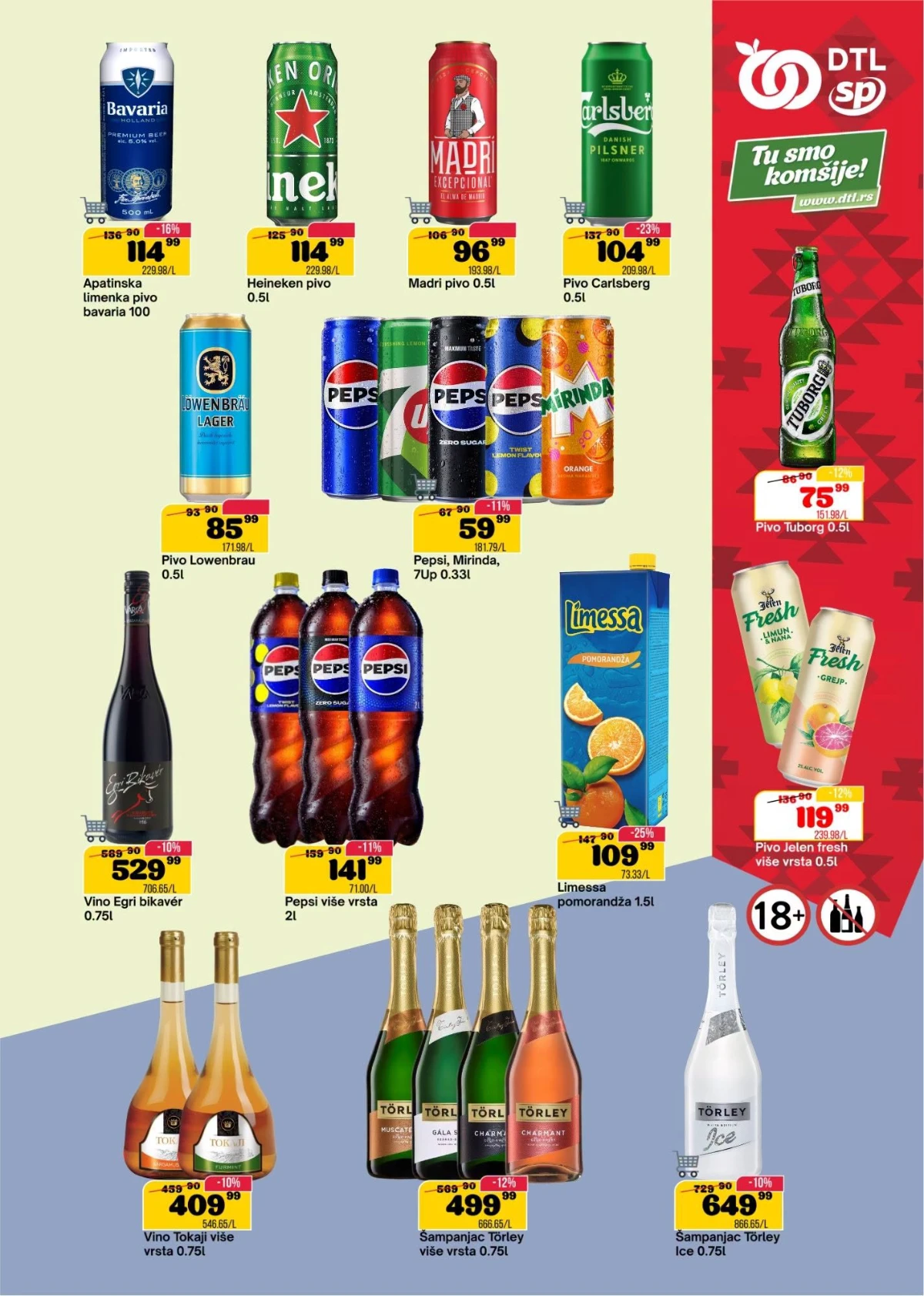 SP Marketi akcija hrana za pse i mačke, deterdženti i omekšivači po nižim cenama
