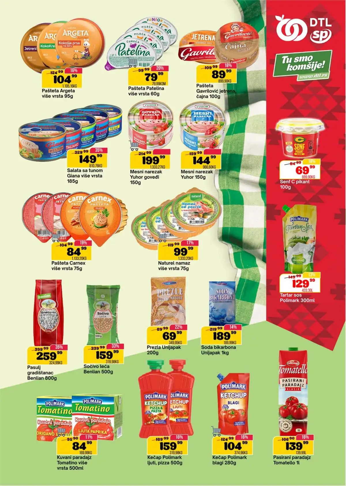 SP Marketi katalog – sniženi proizvodi za domaćinstvo do 20. aprila 2026