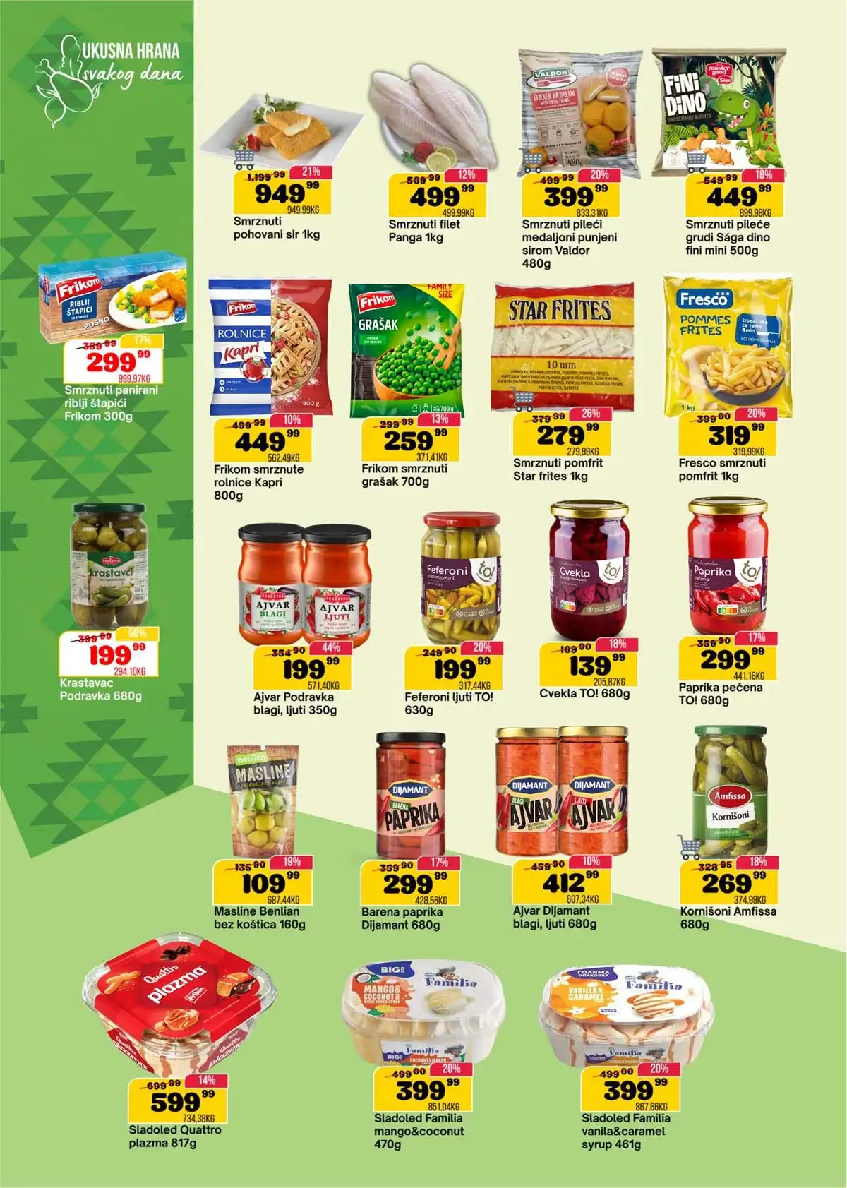 SP Marketi akcija – nedeljna kupovina po nižim cenama do 20. aprila 2026