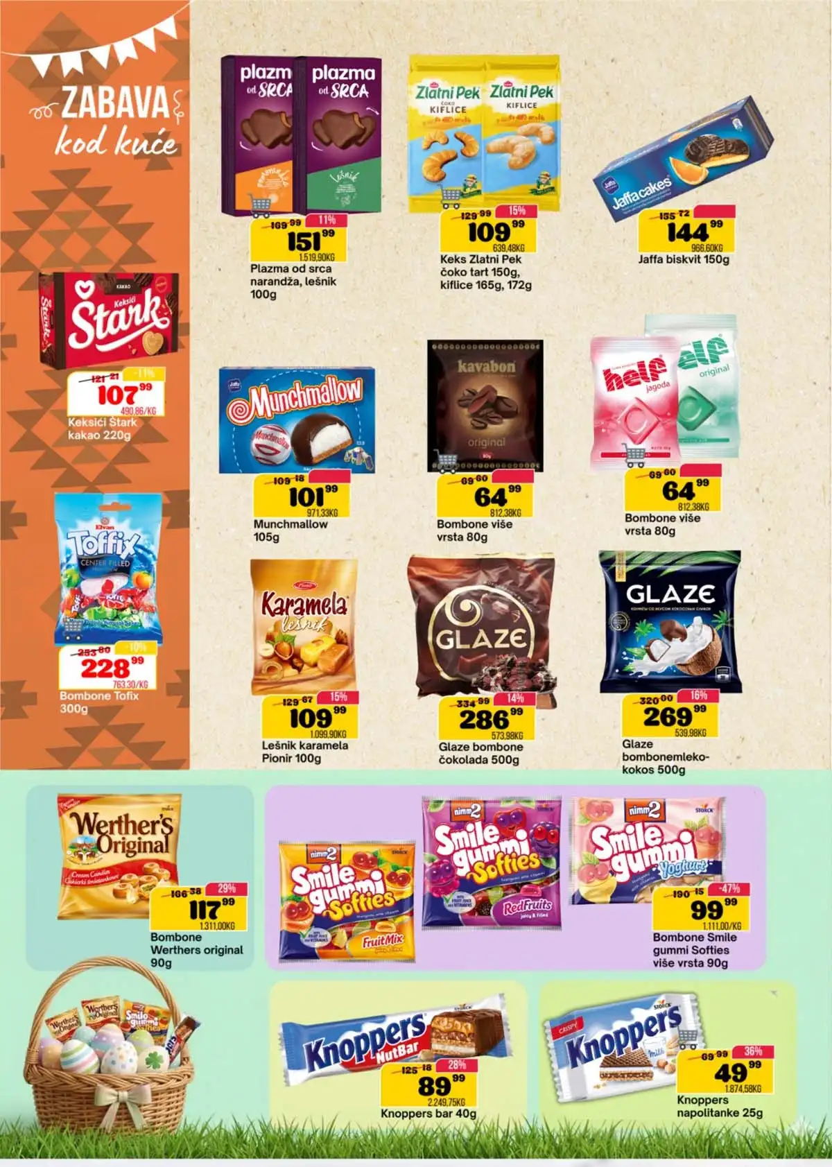 SP Marketi akcija – prehrambeni proizvodi na popustu do 20. aprila 2026