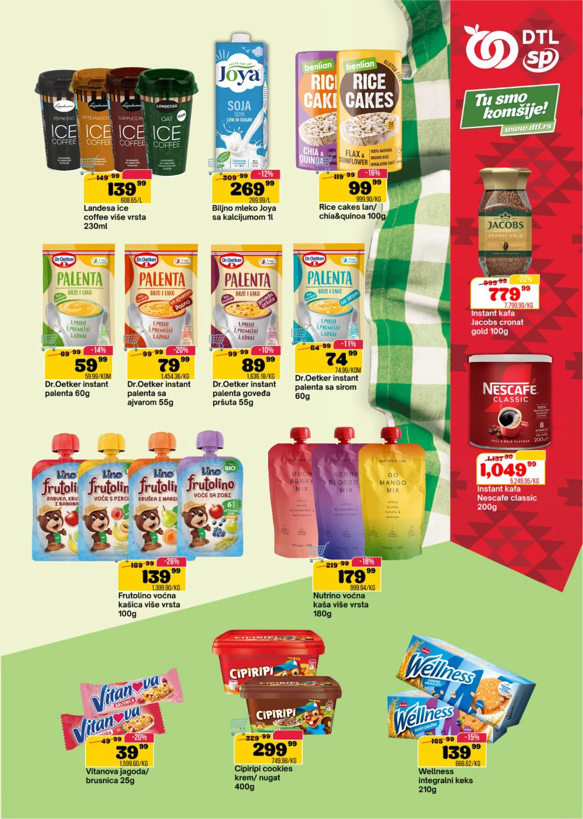SP Market katalog – slatkiši, grickalice i napici na akciji