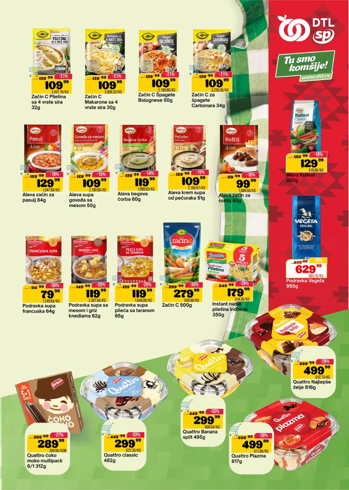SP Market katalog 15.07. do 27.07.2026. – začini, sosovi, testenina i osnovne namirnice po nižim cenama