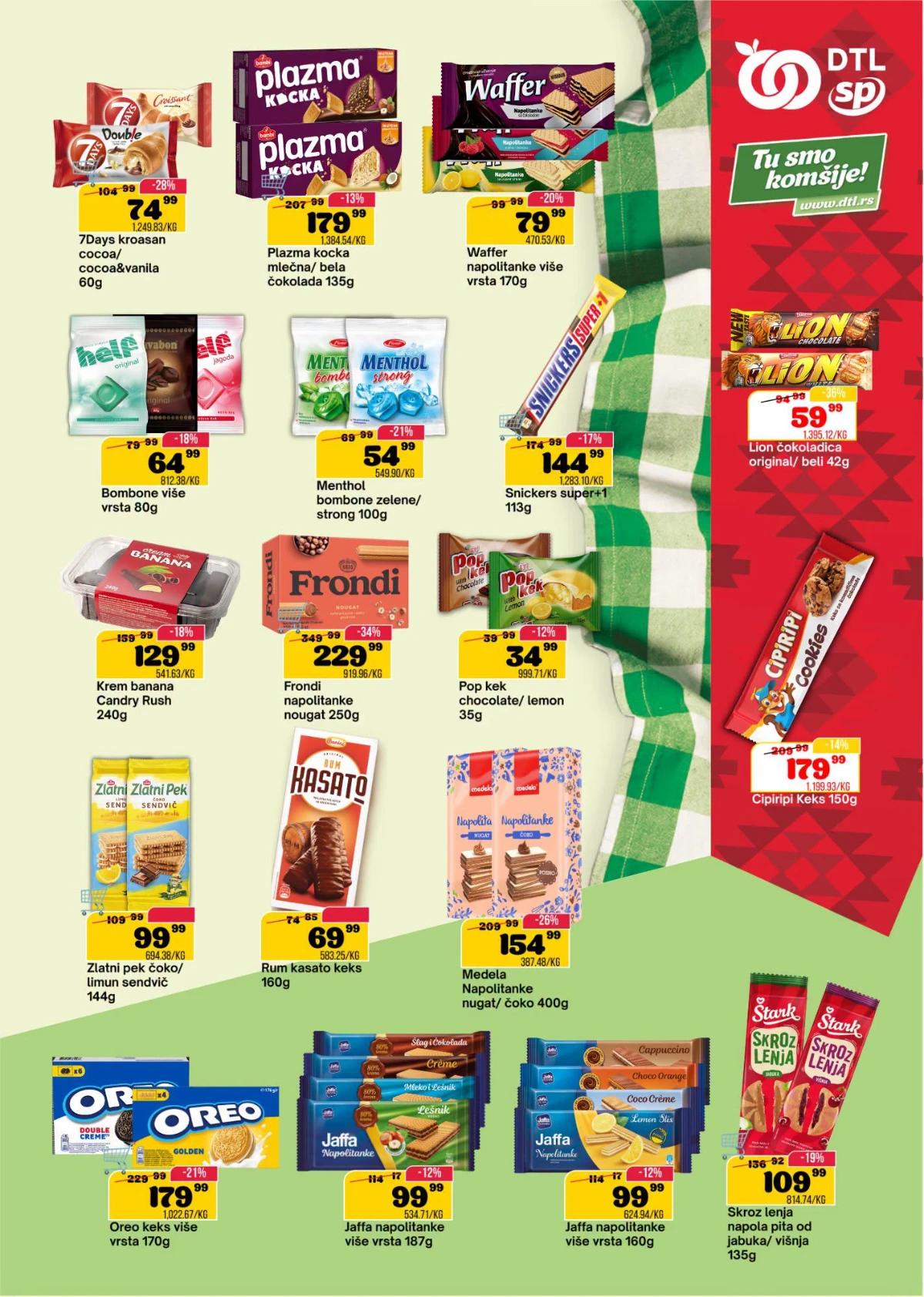 SP Market katalog 15.07. do 27.07.2026. – proizvodi za doručak, namazi i prehrana po akcijskim cenama