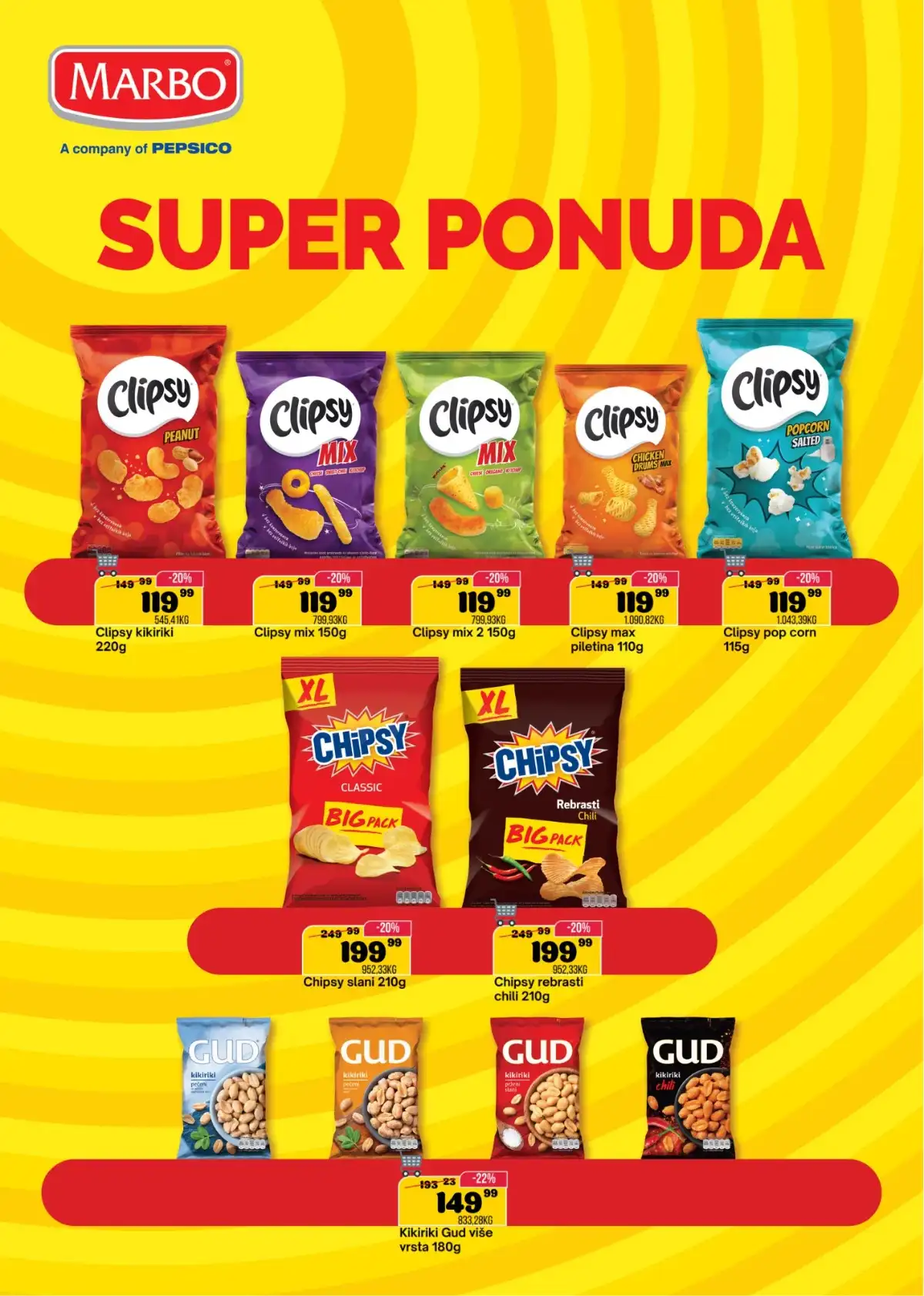 SP Marketi akcija – prehrana i piće na sniženju do 04. maja 2026