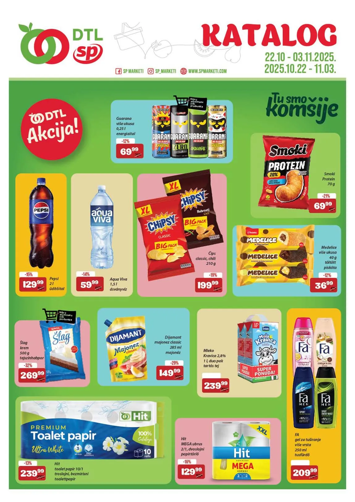 SP Market Katalog sniženja SP marketi akcija snizenja