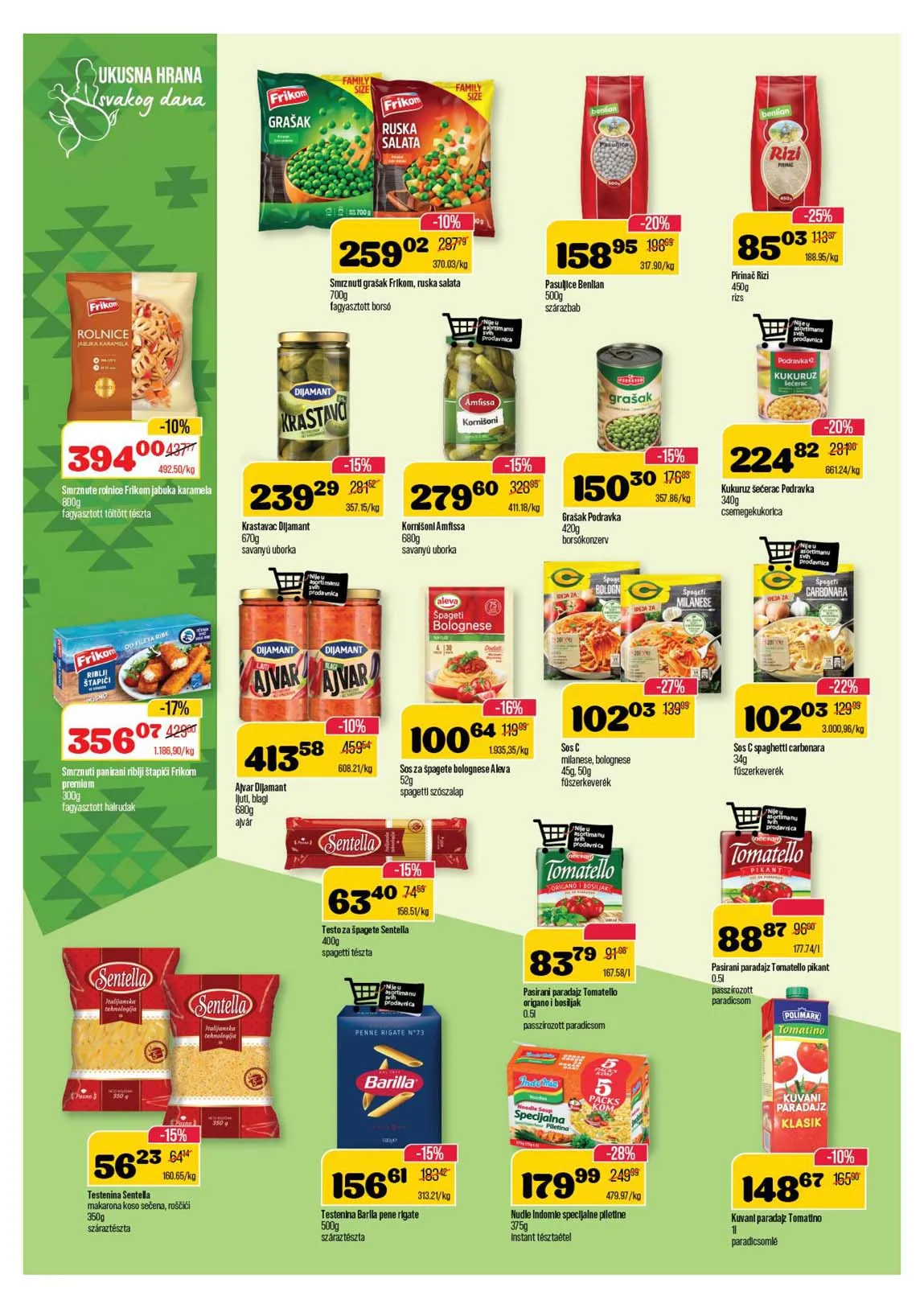 SP Market Katalog sniženja SP marketi akcija snizenja