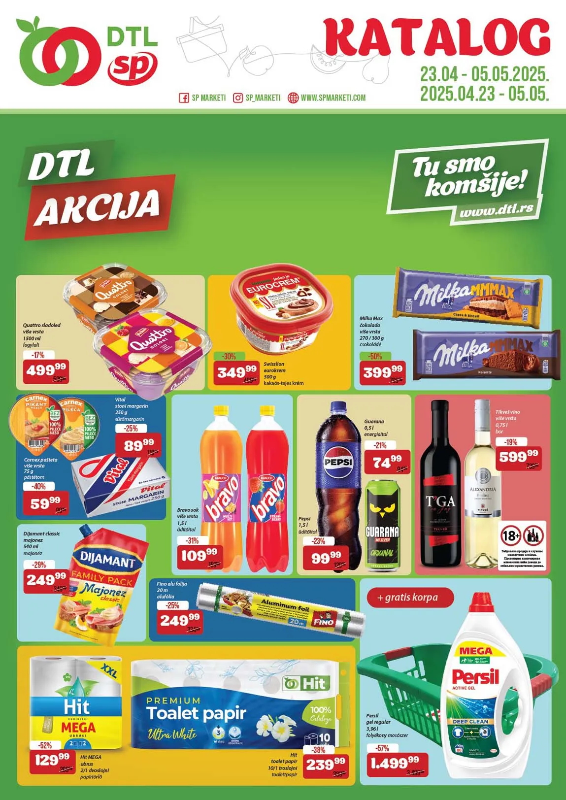 SP Marketi akcija Katalog sniženja do 05.05.2025