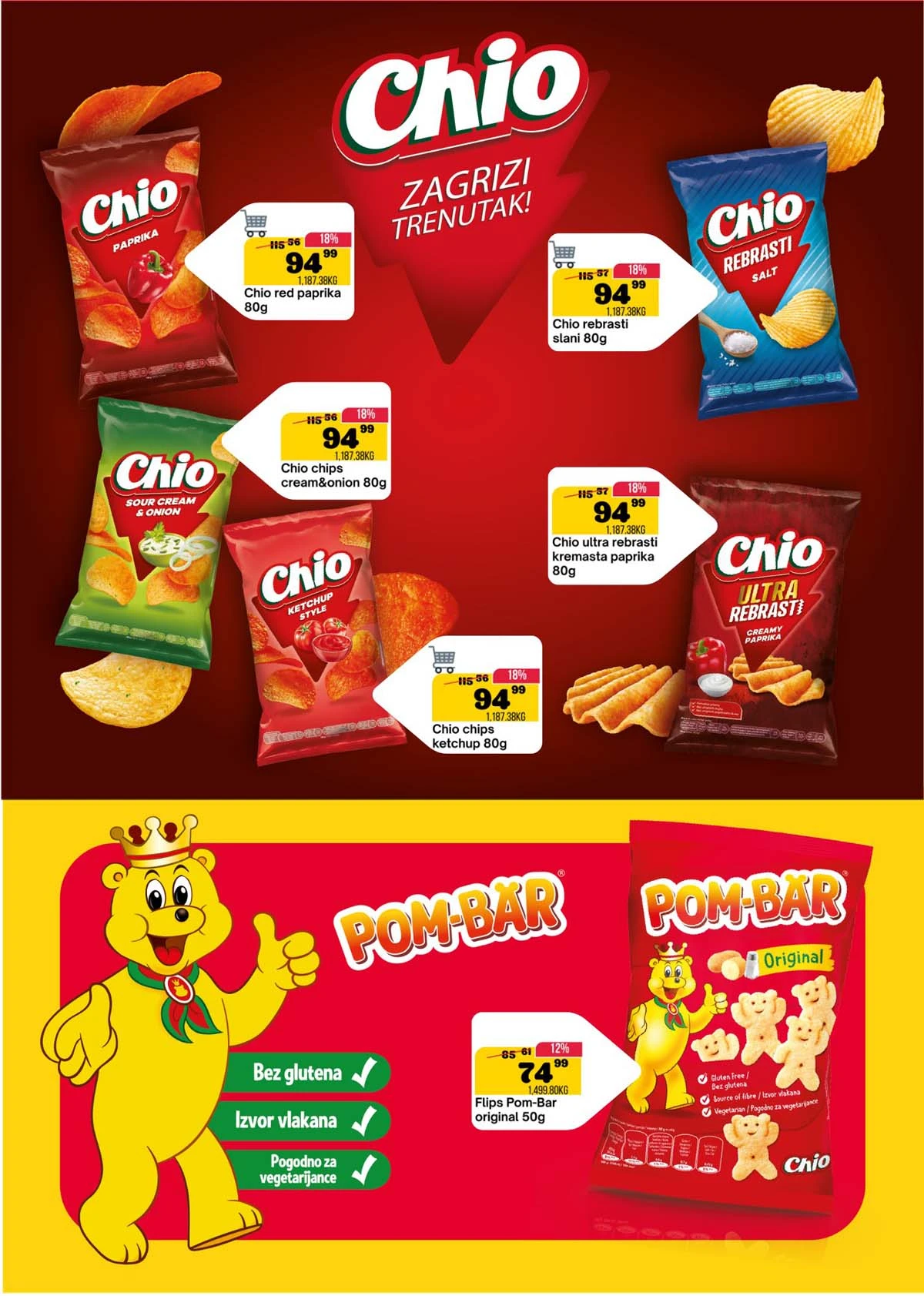 SP Marketi akcija – prehrana i piće na sniženju do 06. aprila 2026