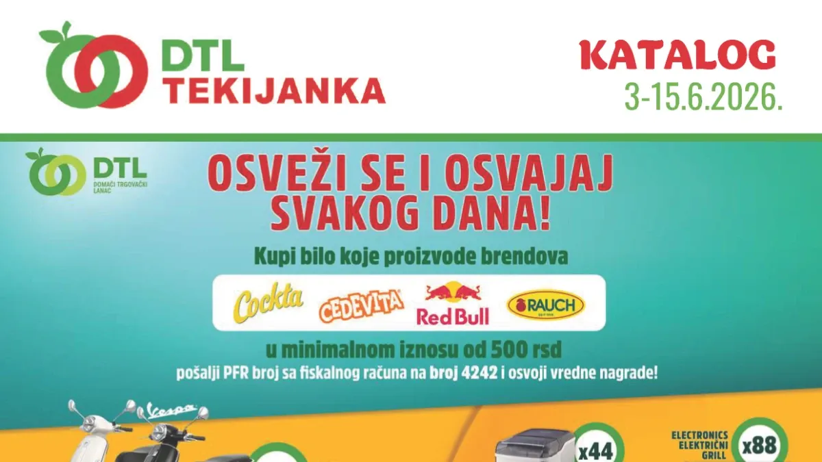 Tekijanka akcija do 50% popusta do 15.06.2026 – prehrana, sladoledi, kafa i kućne potrepštine