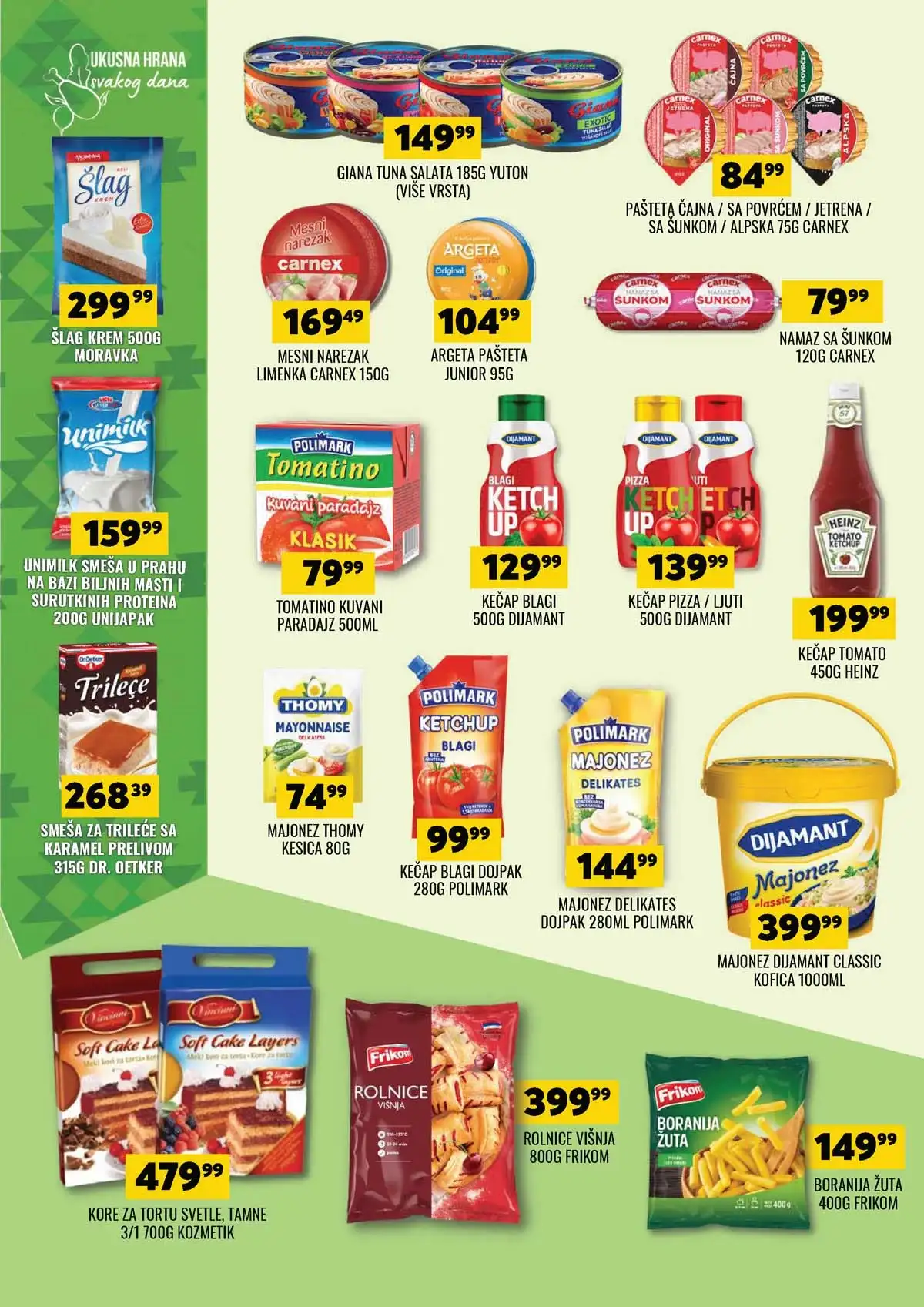 Tekijanka katalog sniženja do 20. aprila 2026 – strana 6 Tekijanka akcija katalog do 20. aprila 2026 strana 6 piće i osnovne potrepštine Srbija